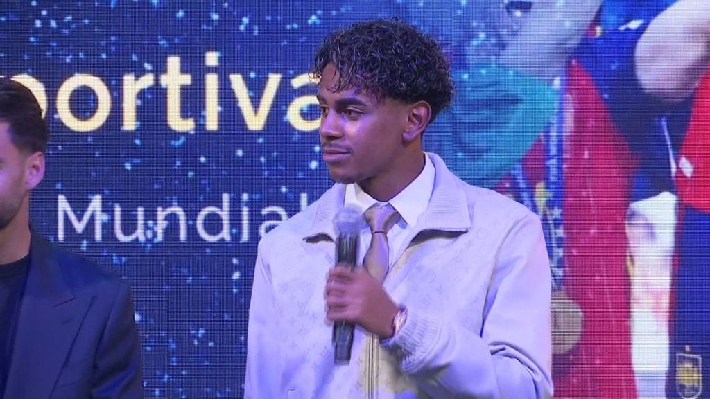 Lamine Yamal, en los premios AFE
