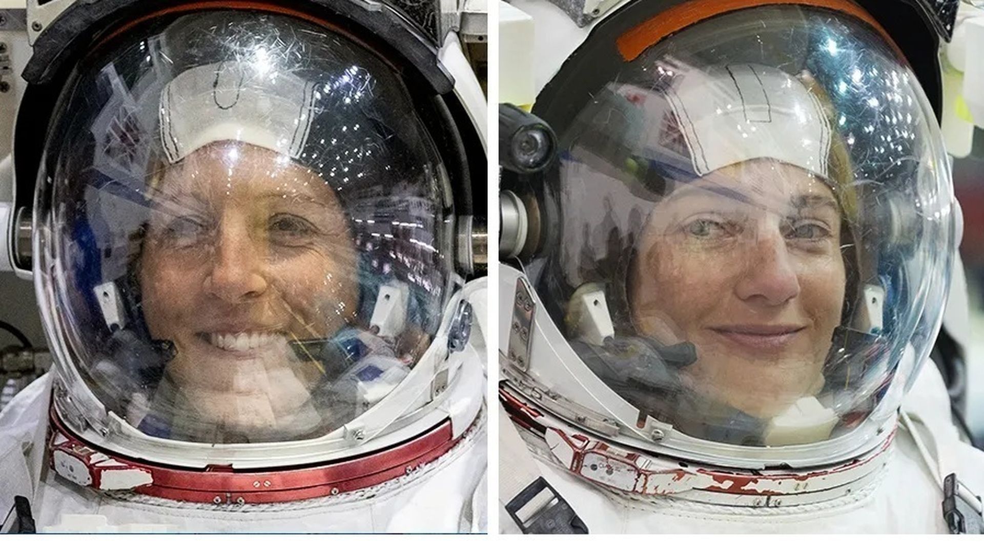 Las astronautas de la NASA y la ESA Jessica Meir y Sophie Adenot Las astronautas de la NASA y la ESA Jessica Meir y Sophie Adenot