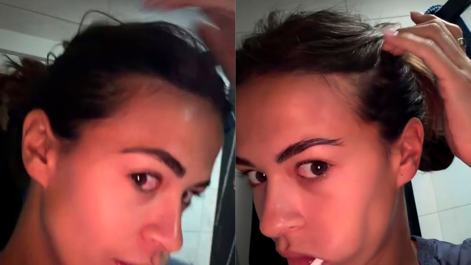 Las dos calvas que le han salido a Tania Déniz