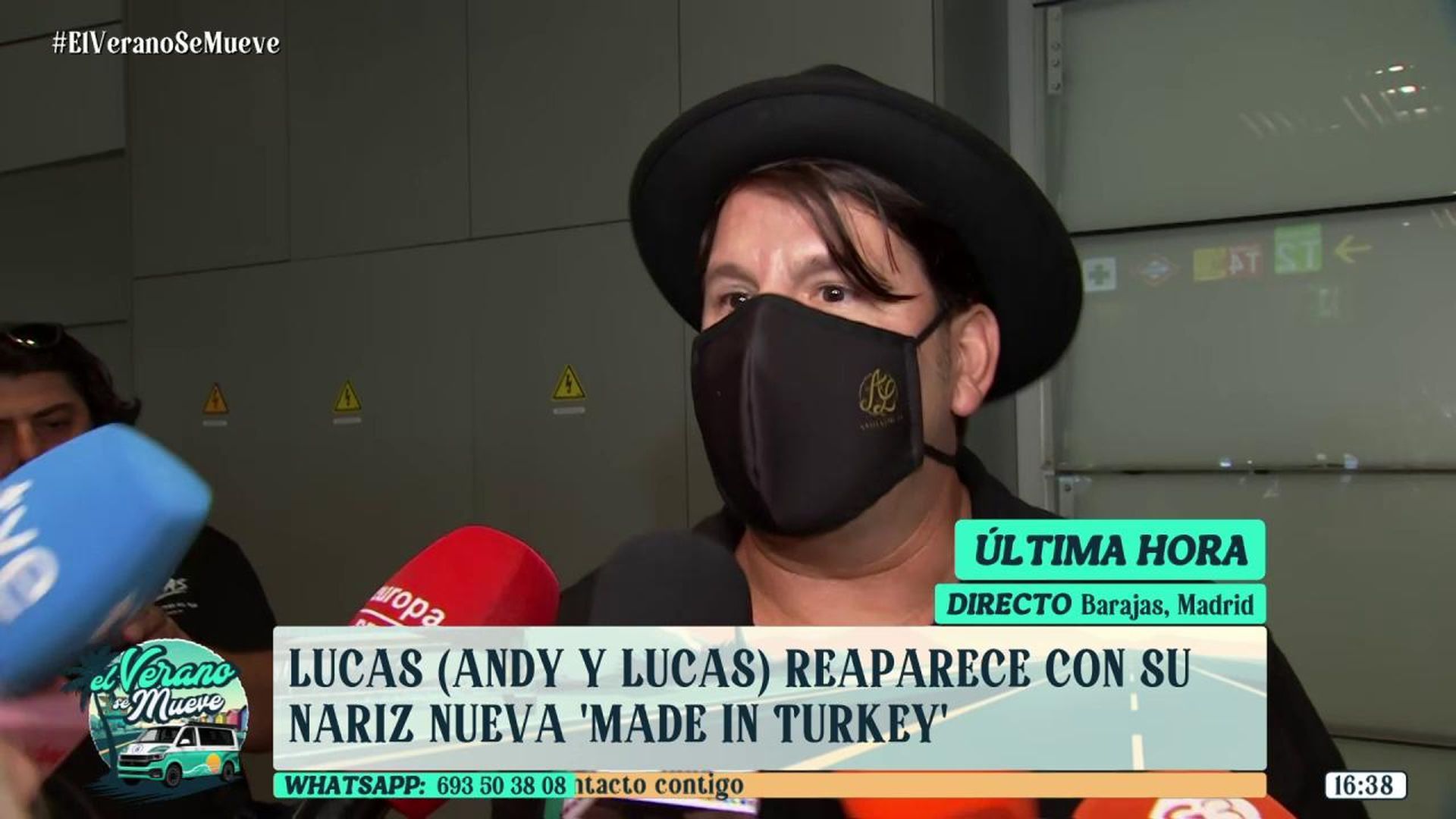 Lucas, de 'Andy y Lucas', reaparece tras someterse a su operación definitiva de nariz: "Esto ha sido una pesadilla"