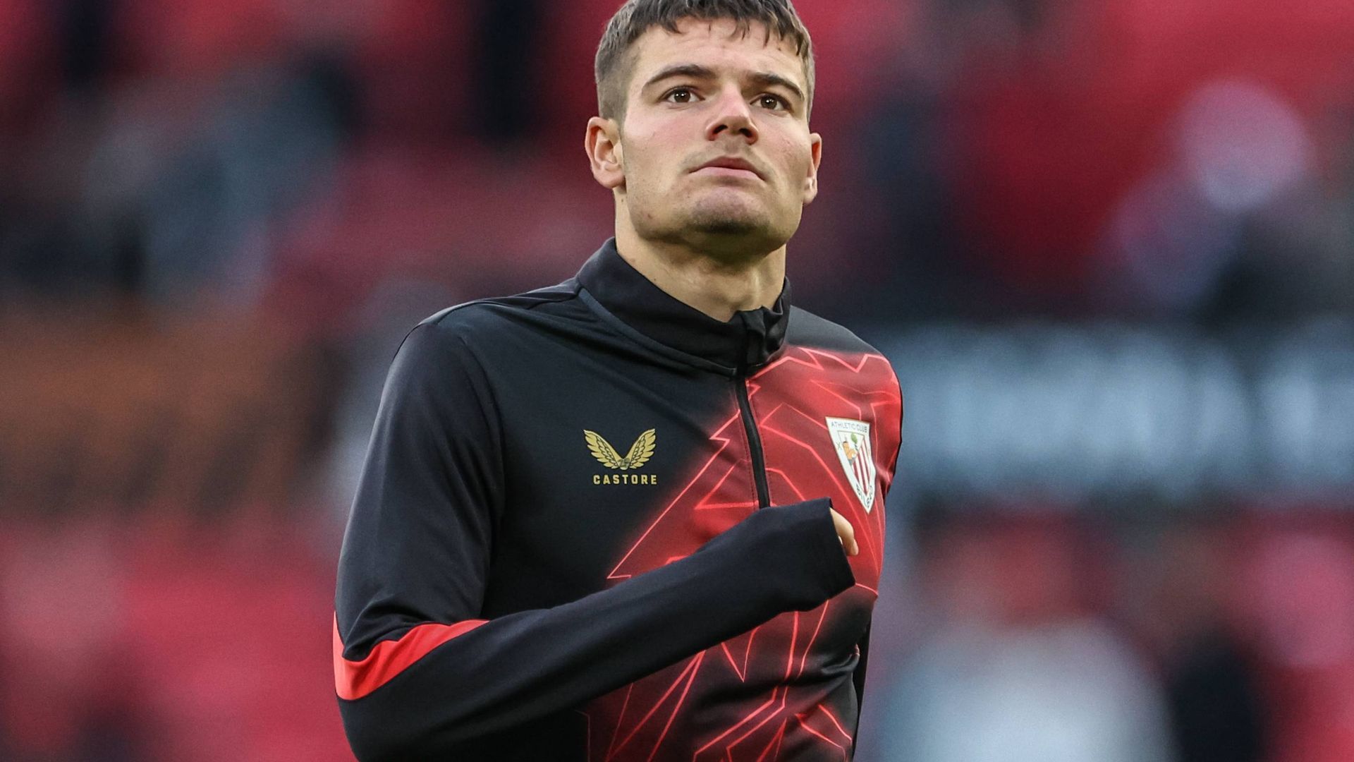 Peio Canales como rojiblanco Peio Canales como rojiblanco