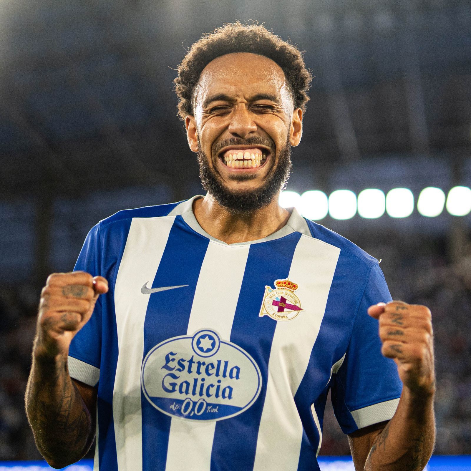 Pierre Emerick Aubameyang tras el Deportivo - Valencia de la jornada 3