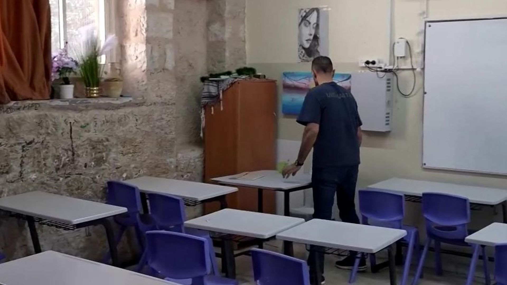 Una vuelta al cole con aulas vacías en Jerusalén