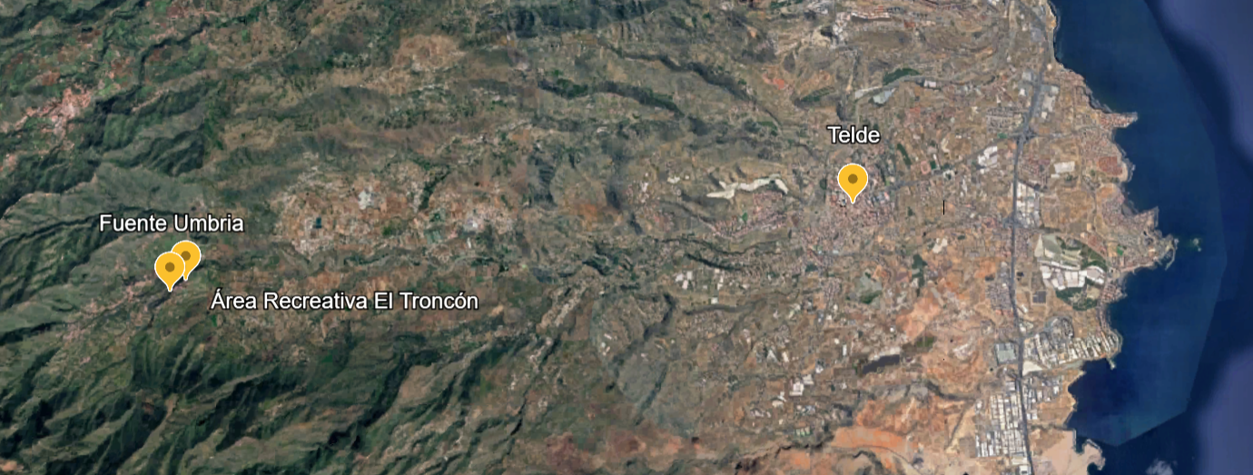 Zona de la desaparición de Ibán