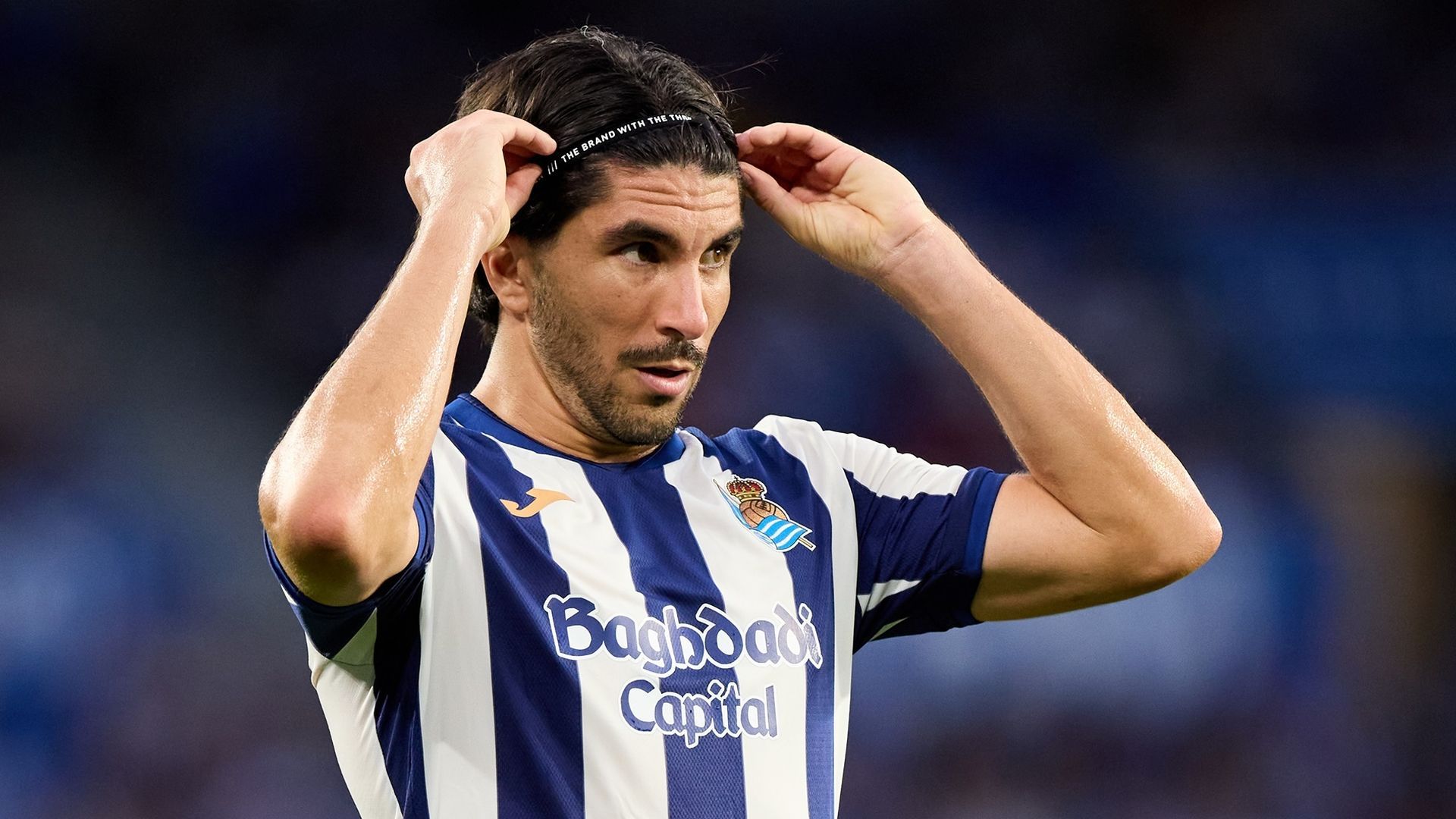 Carlos Soler durante el Real Sociedad - Espanyol de la jornada 3
