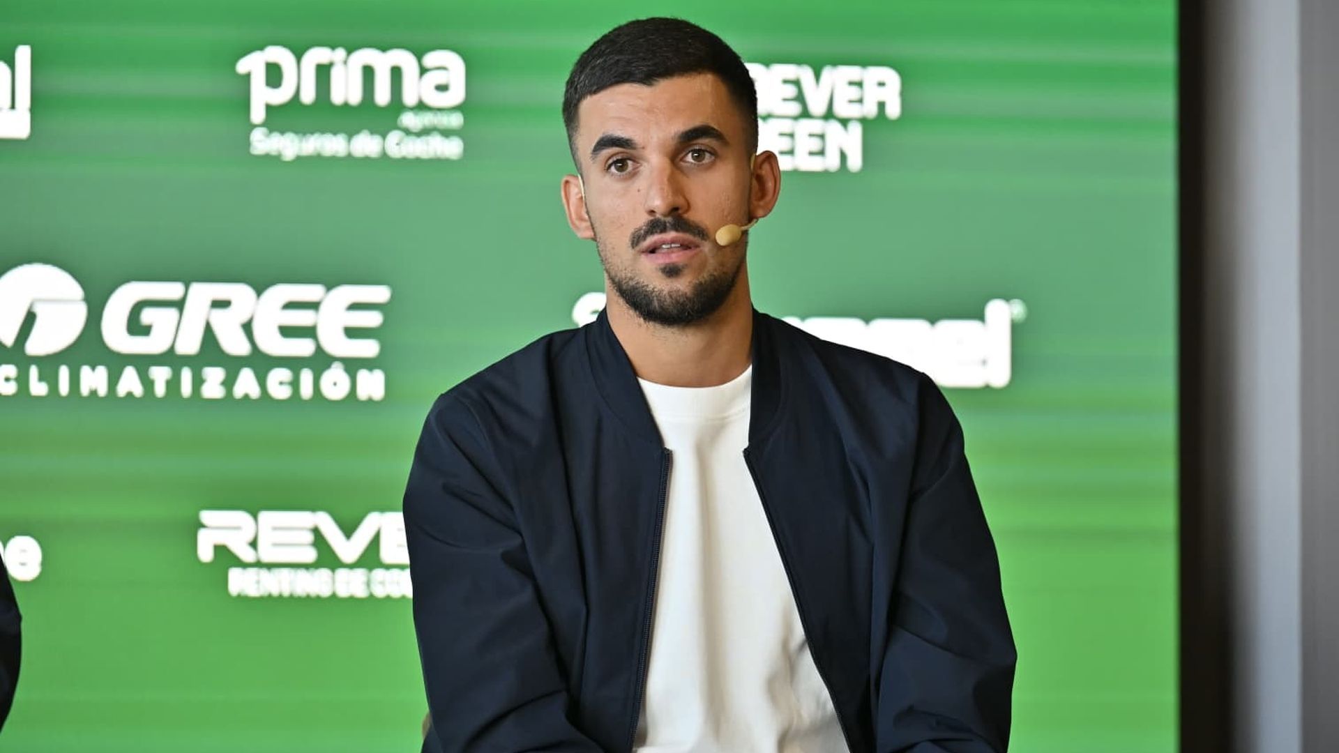 Dani Ceballos, en su presentación Dani Ceballos, en su presentación