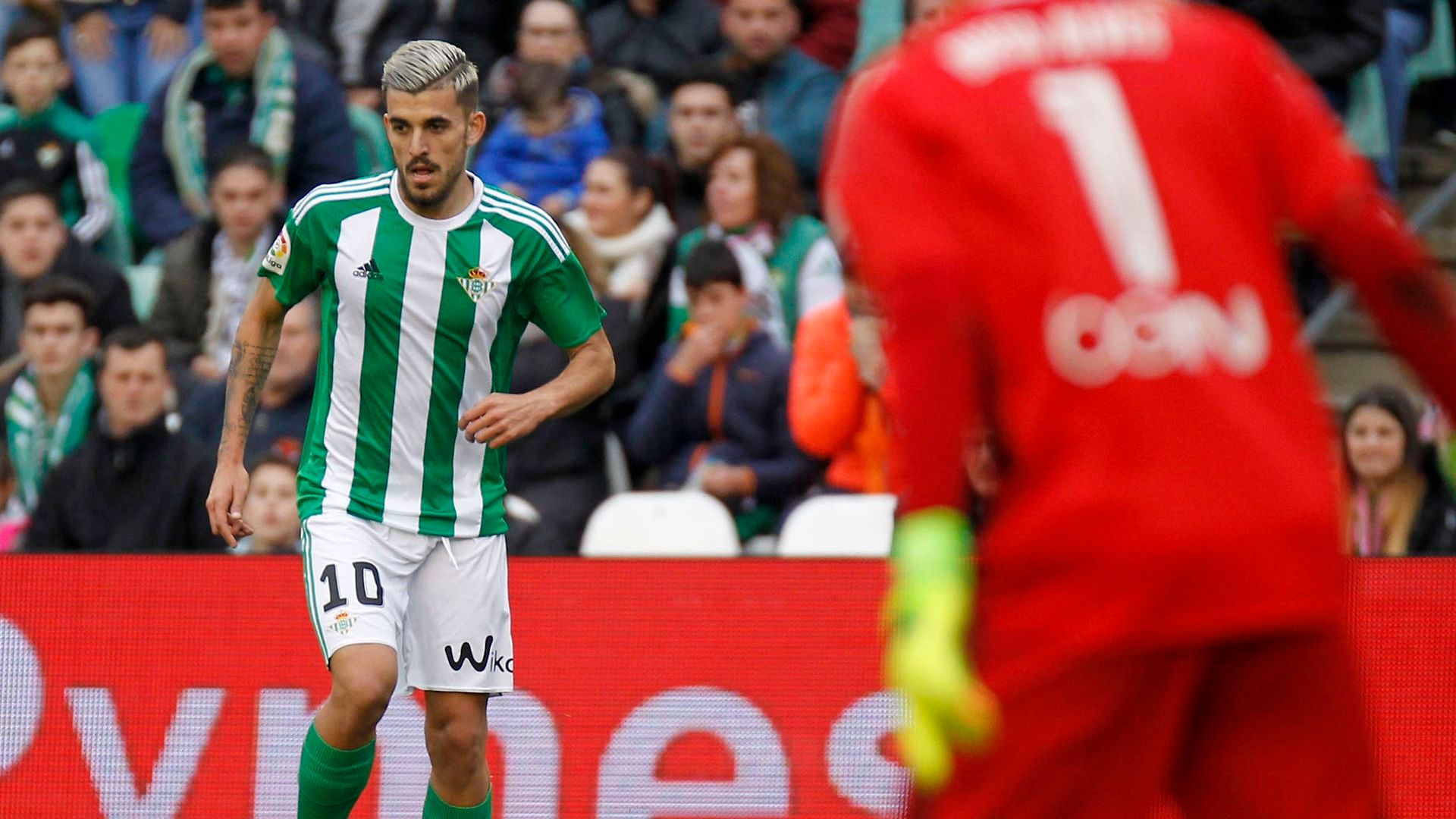 Dani Ceballos, en un partido con el Real Betis en 2017 Dani Ceballos, en un partido con el Real Betis en 2017