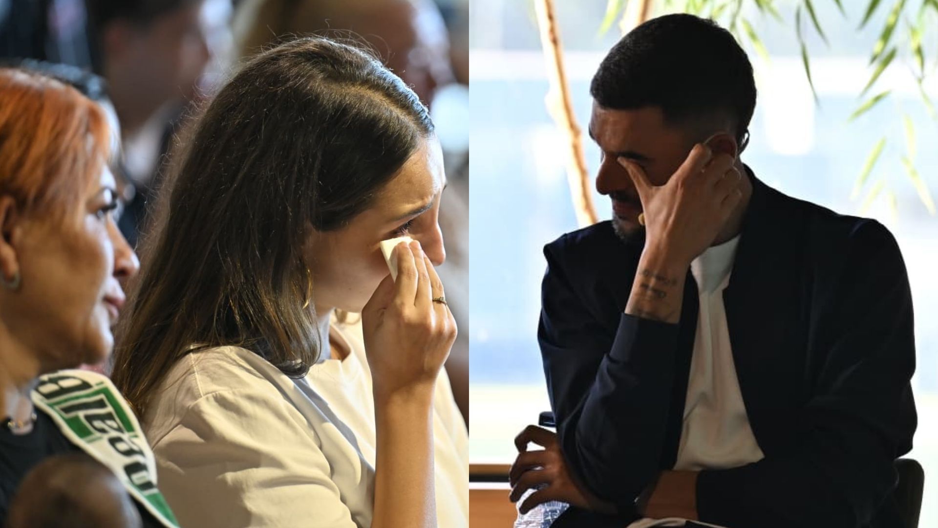 Luna Serrat no para de llorar y logra emocionar a Dani Ceballos en su presentación con el Betis: "Verte cumplir tu sueño"
