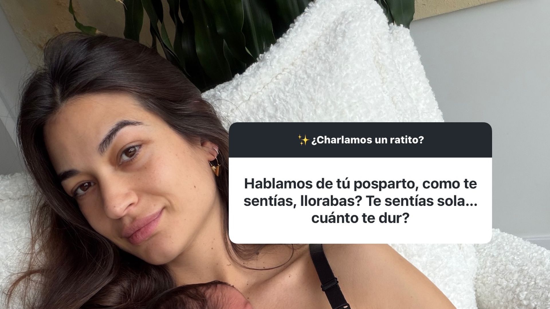 Estela Grande los primeros días de postparto