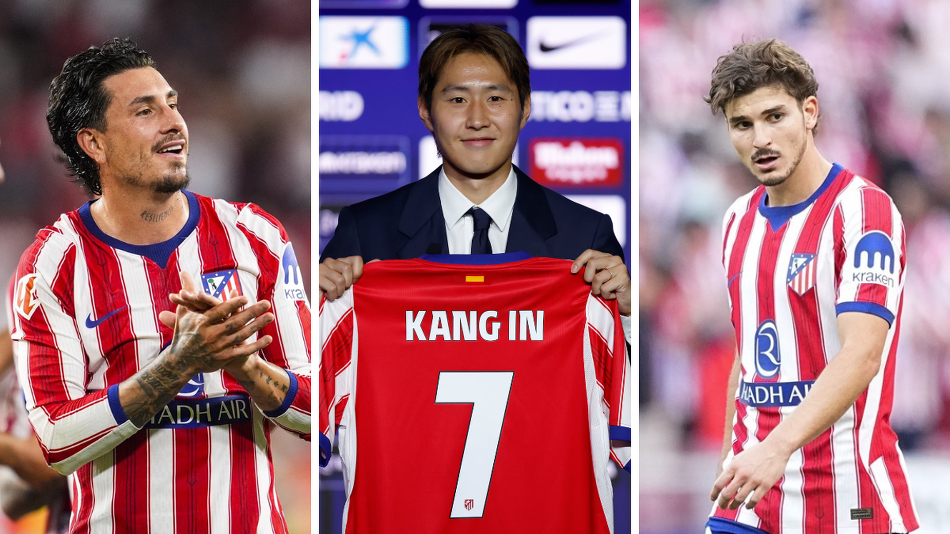 Giménez, Kang In Lee y Julián Álvarez, protagonistas del mercado de fichajes del Atlético de Madrid Giménez, Kang In Lee y Julián Álvarez, protagonistas del mercado de fichajes del Atlético de Madrid