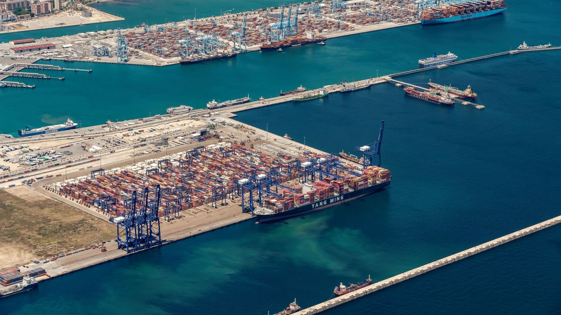 Imagen de archivo del puerto de Algeciras, Cádiz