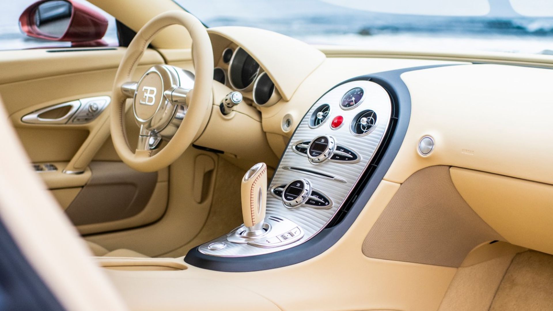 Interior del Bugatti Veyron por su 20 aniversario