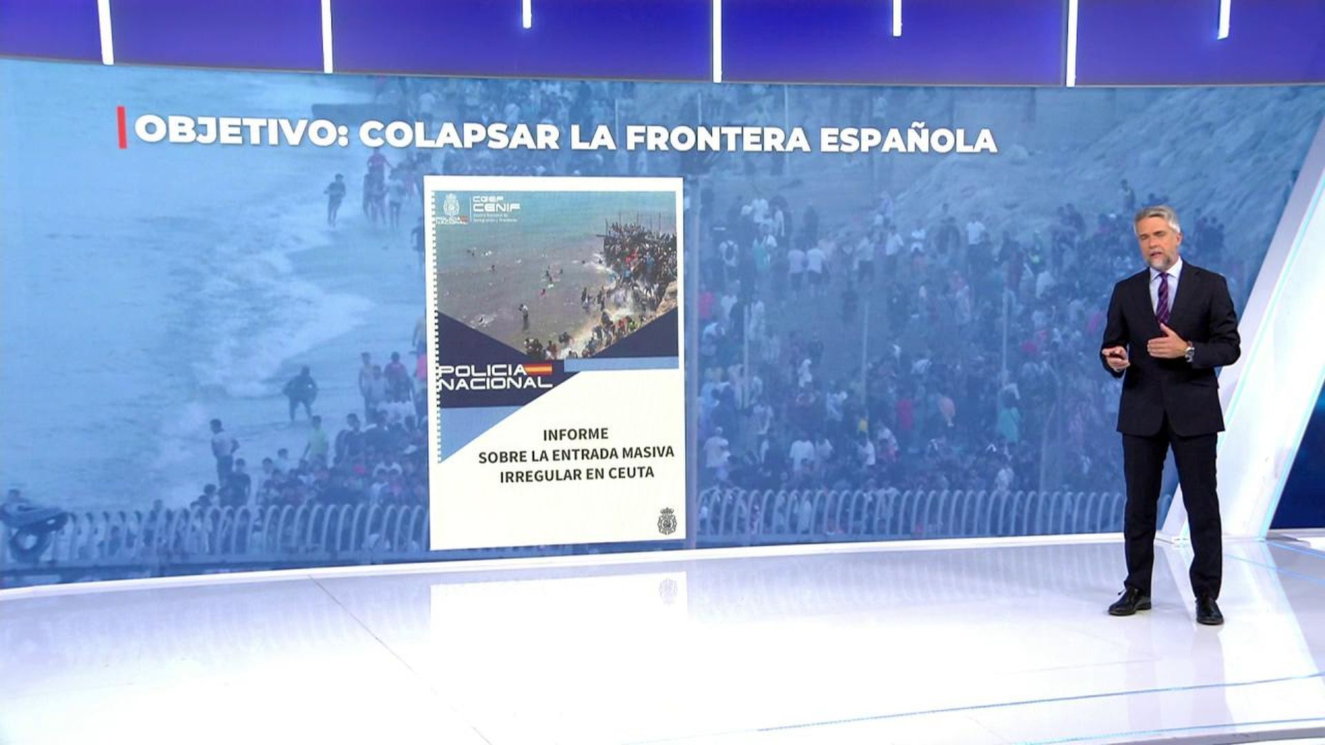 Las conclusiones del informe policial sobre la invasión de Ceuta apuntan a Marruecos: "Planificación previa" y "guiado activo"