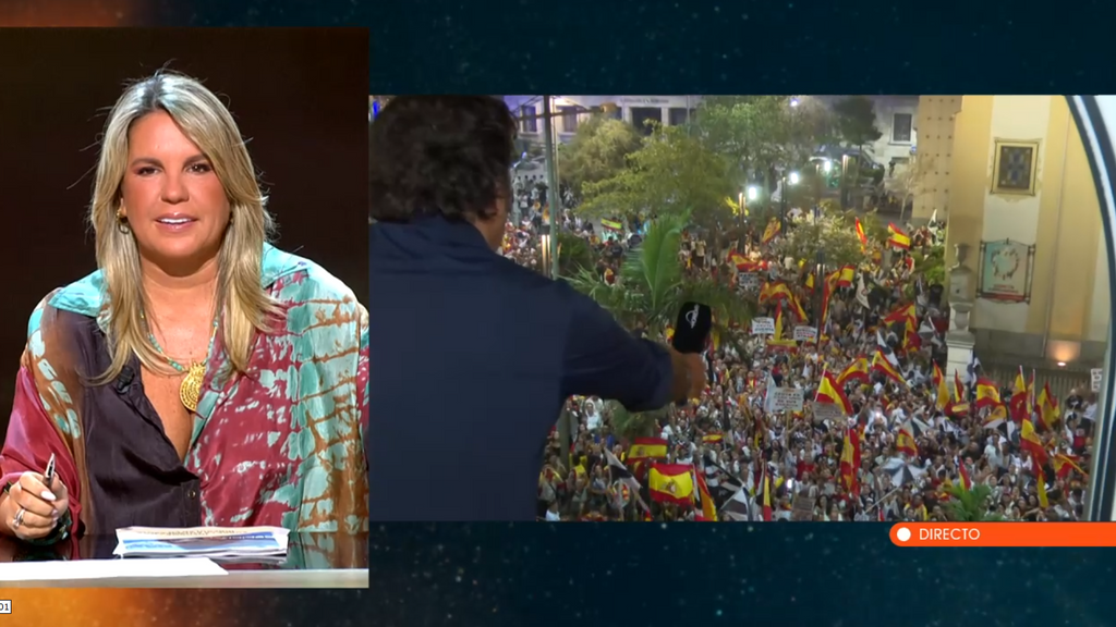 Los manifestantes de Ceuta claman por 'Horizonte' al comienzo del programa: "¡¿Dónde está Horizonte?!"