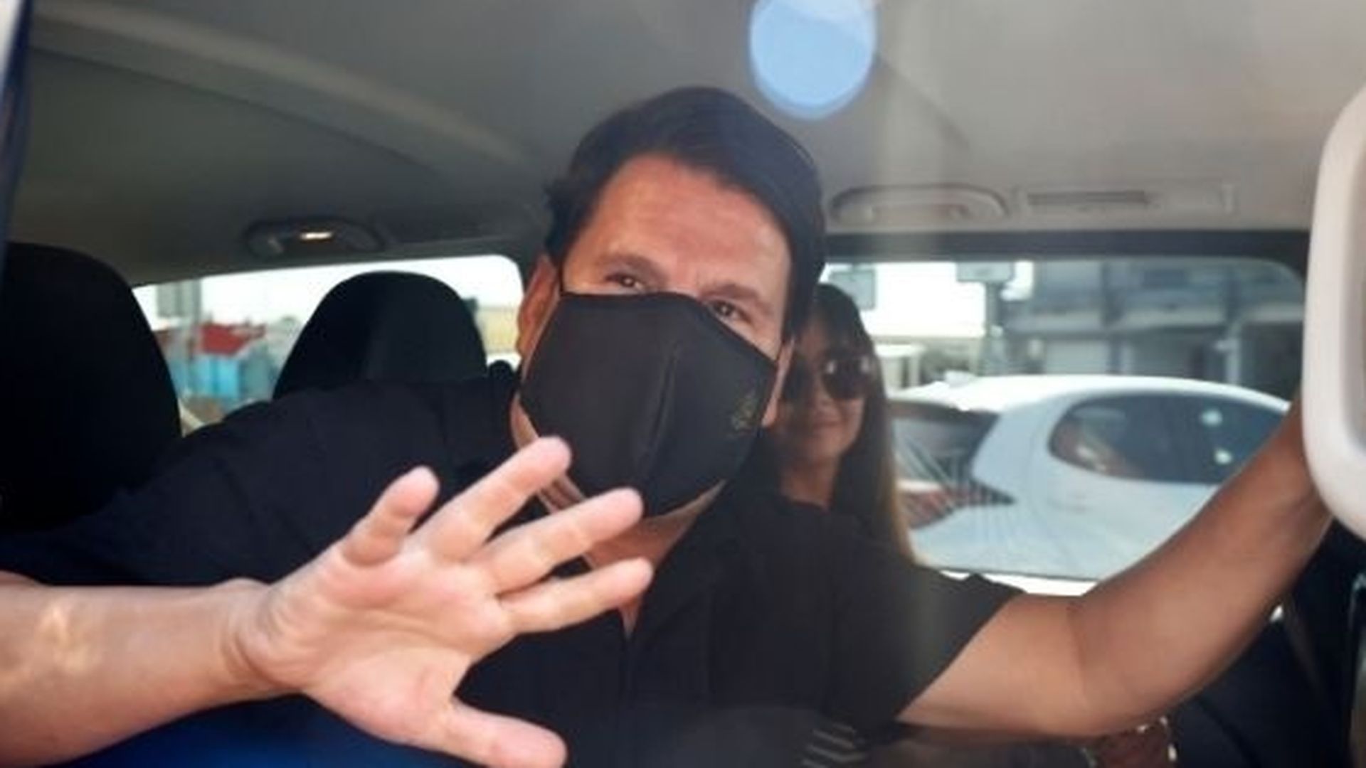 Lucas González tras su operación de nariz Lucas González tras su operación de nariz