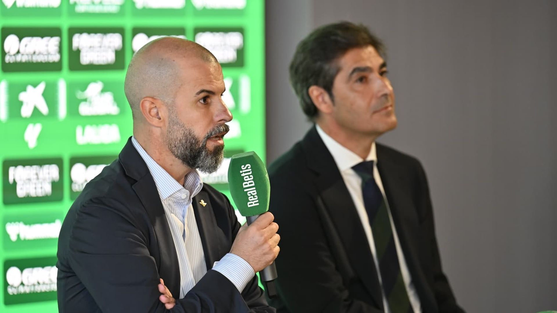 Manu Fajardo, en la sala de prensa Manu Fajardo, en la sala de prensa