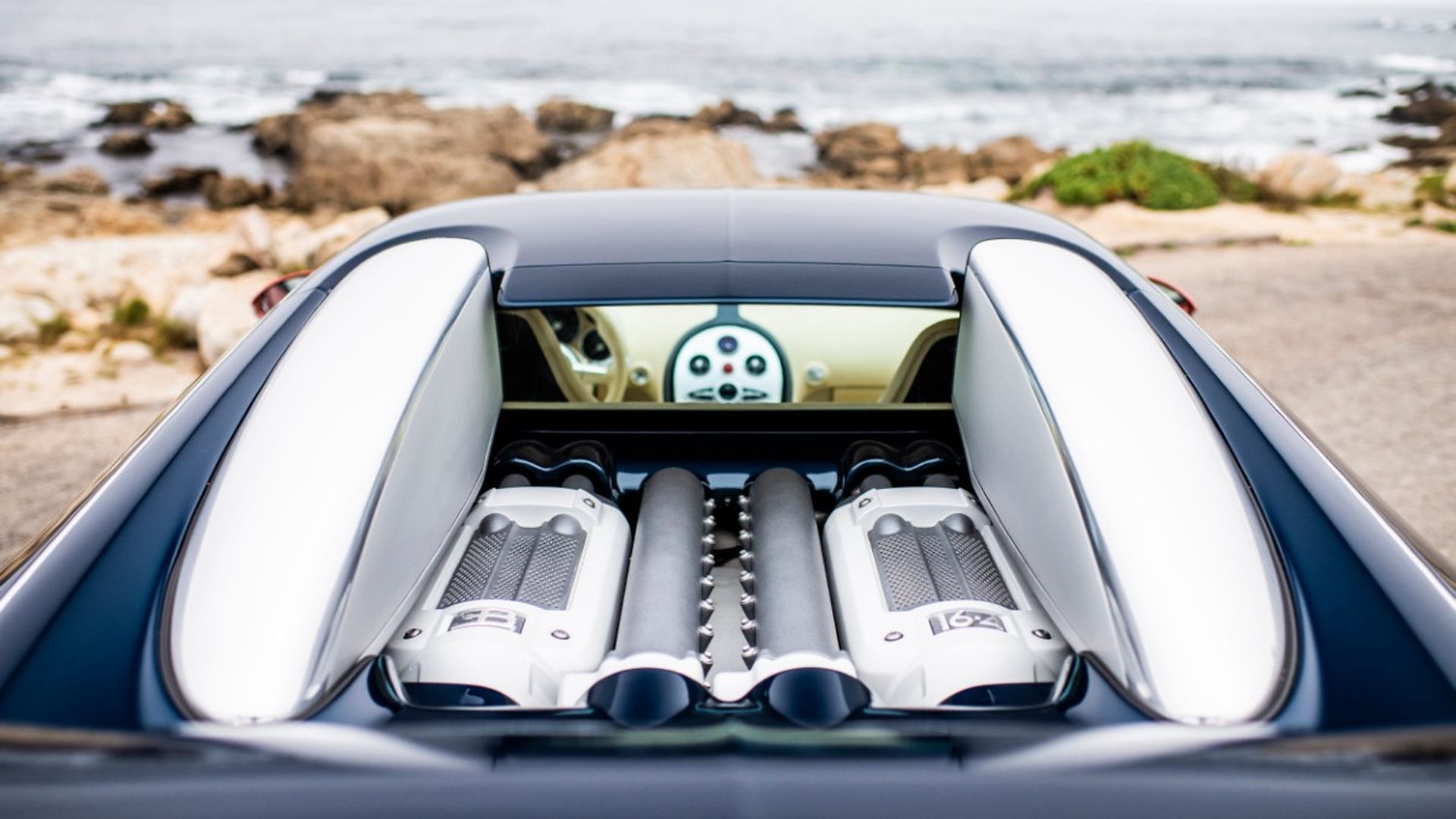 Motor del Bugatti Veyron