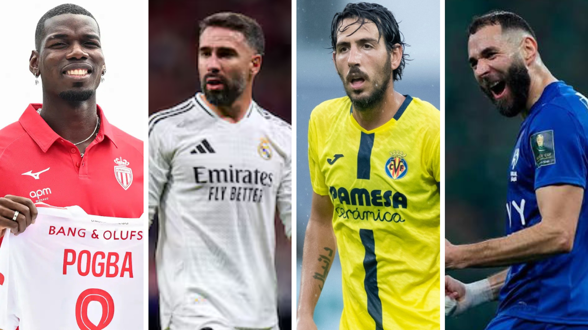 Pogba, Carvajal, Parejo y Benzema, entre los jugadores que están sin equipo Pogba, Carvajal, Parejo y Benzema, entre los jugadores que están sin equipo