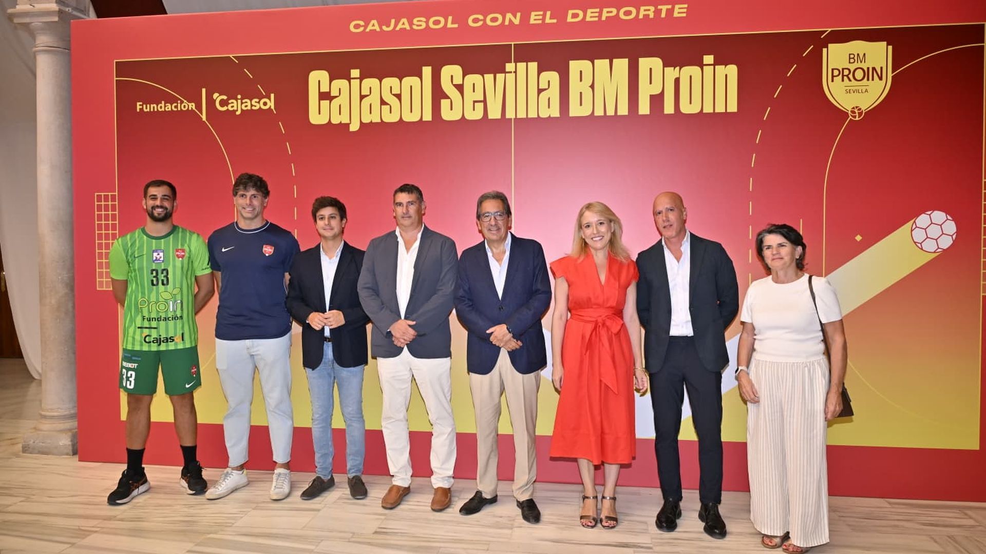 Presentación del Cajasol Sevilla BM Proin