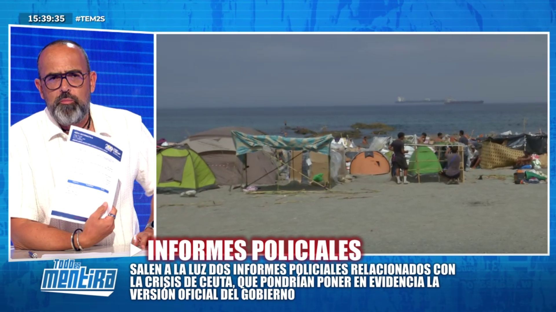 Risto Mejide reacciona a los informes policiales que alertaron de la entrada masiva en Ceuta Risto Mejide reacciona a los informes policiales que alertaron de la entrada masiva en Ceuta