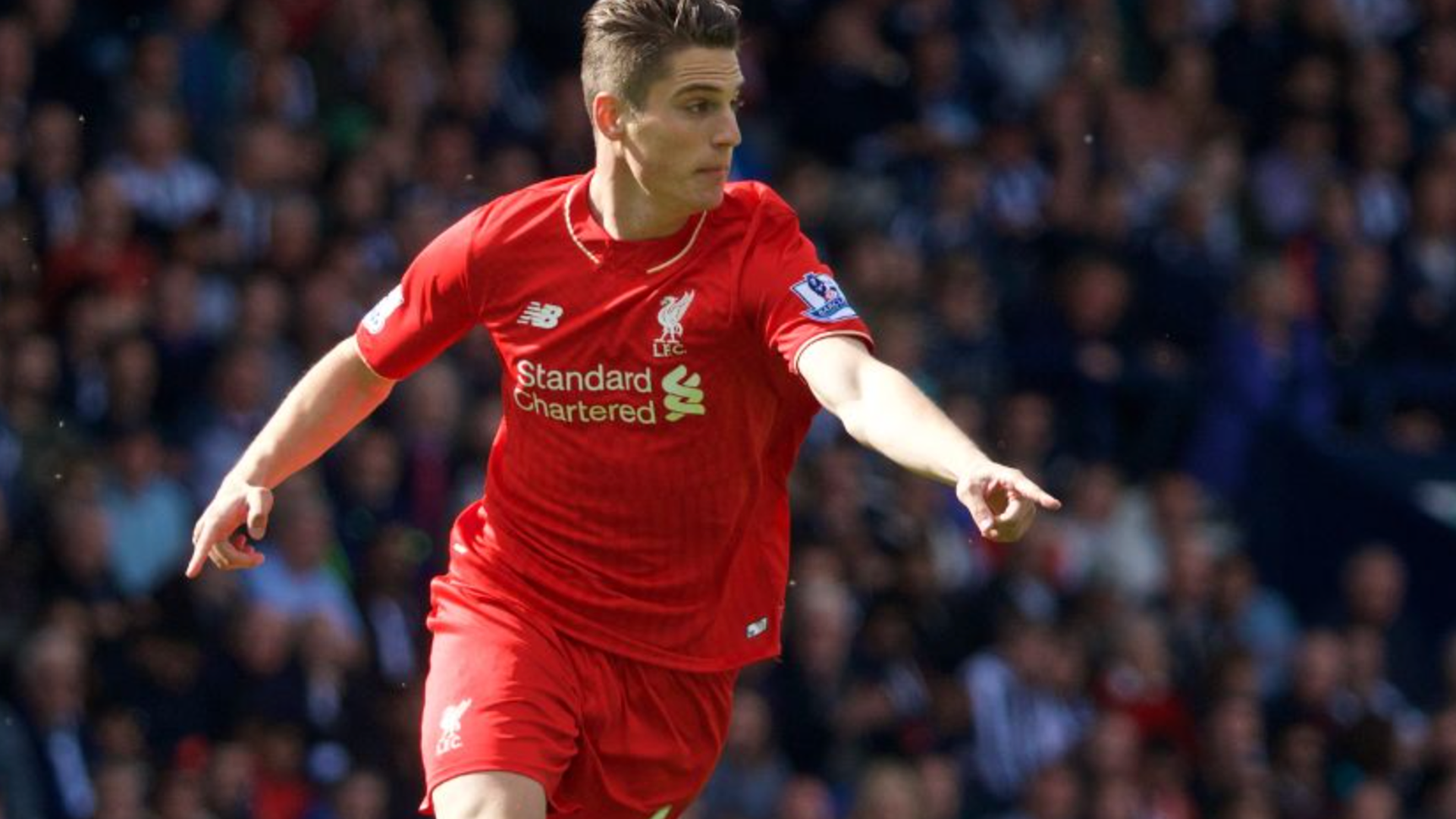 Sergi Canós con el Liverpool