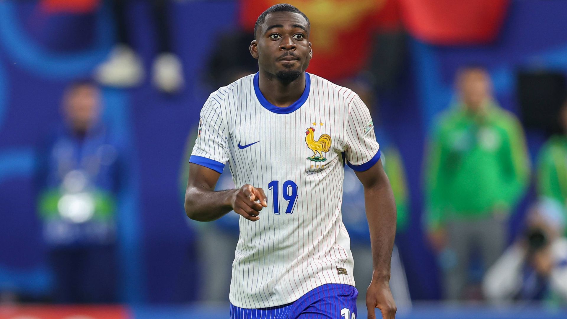 Youssouf Fofana, con Francia en la Euro 2024