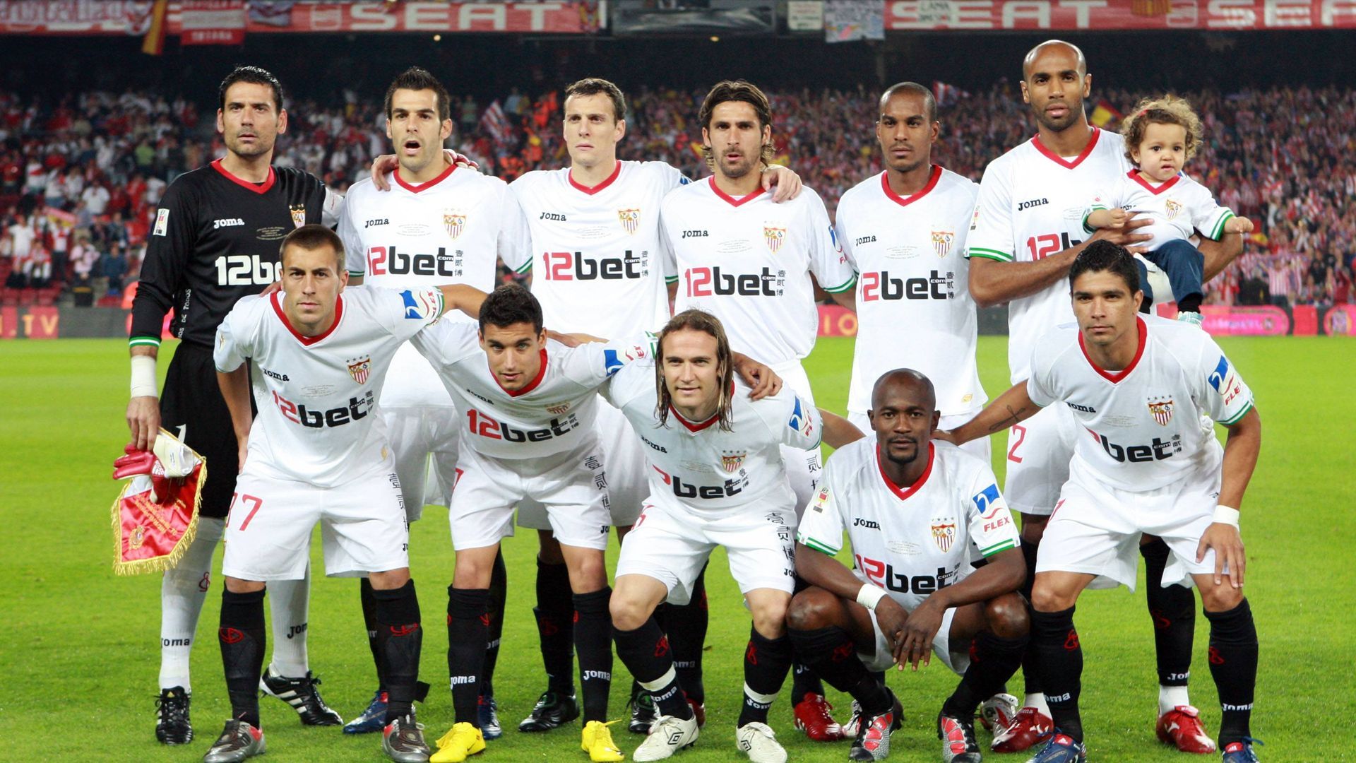 Antonio Luna, en el once de la final de la Copa del Rey de 2010