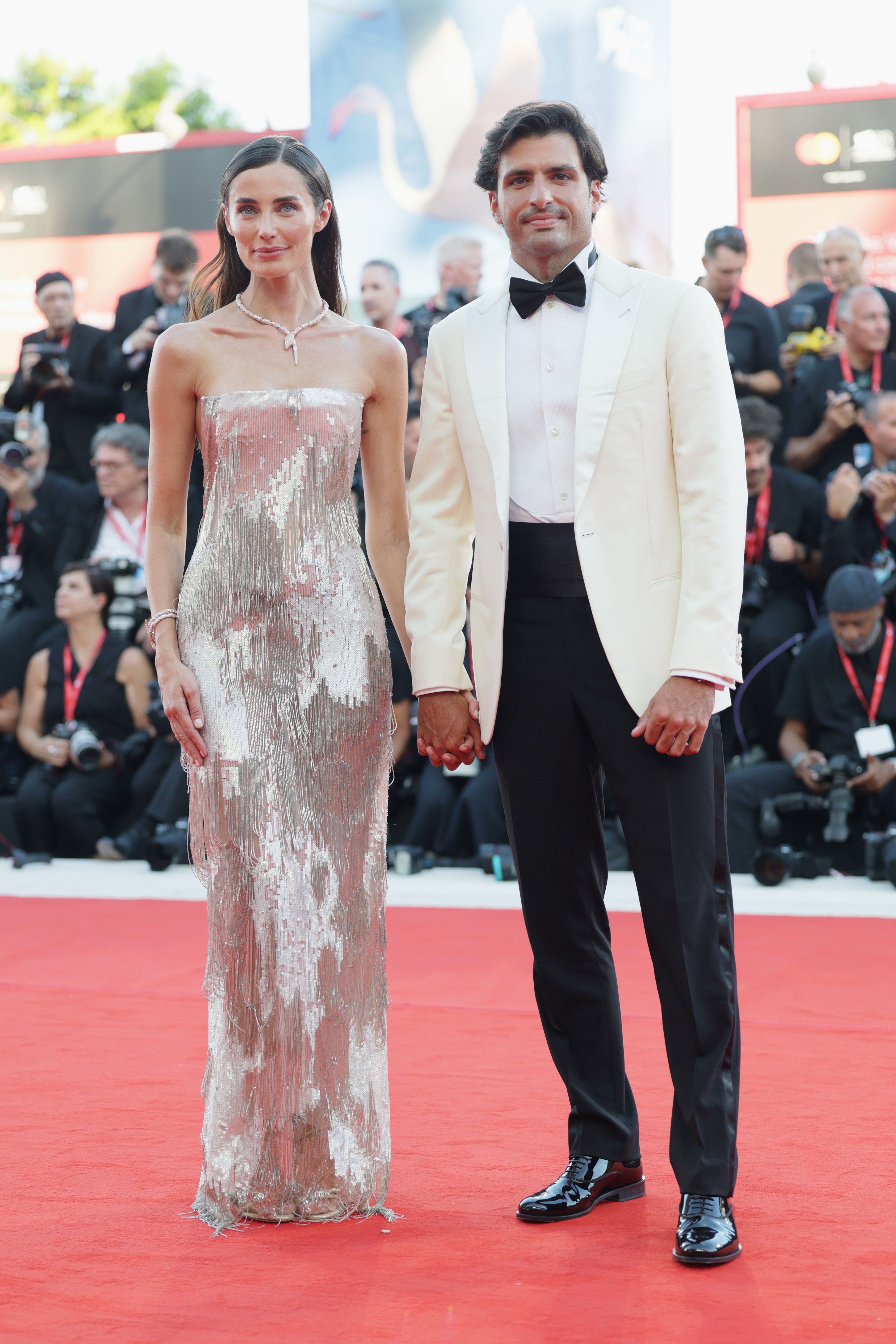 Carlos Sainz Junio y Rebecca Donaldson