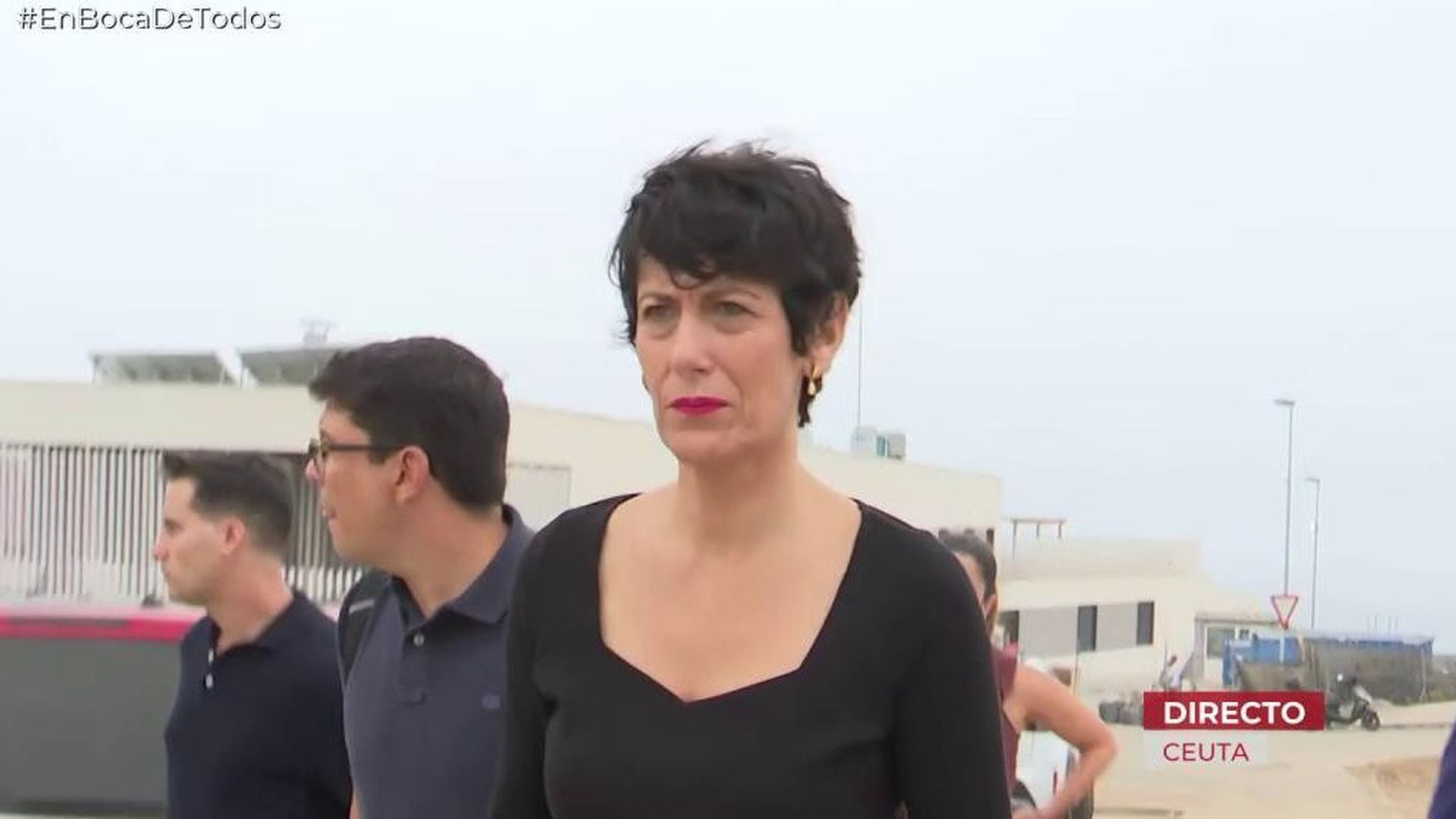 Elma Saiz no responde a las preguntas de ‘En boca de todos’ en directo