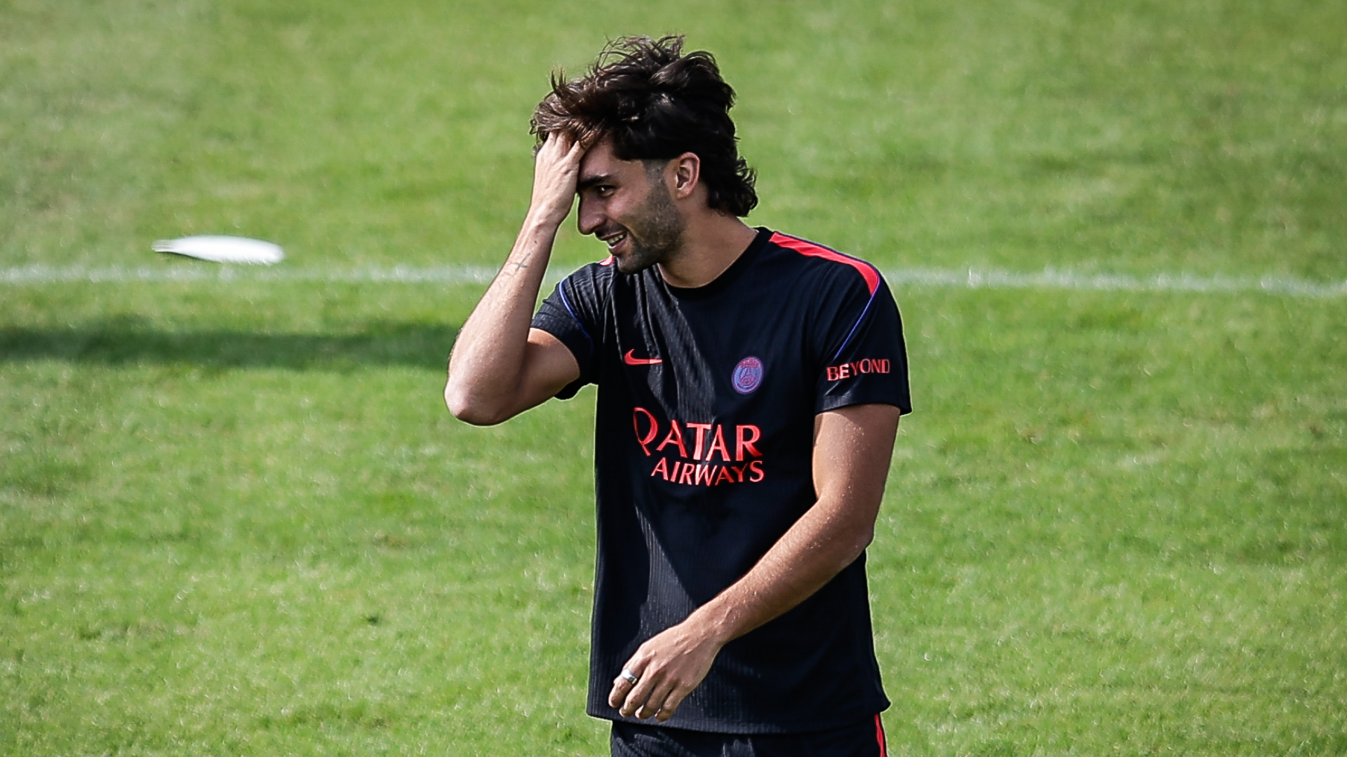Ferran Torres, en un entrenamiento con el PSG Ferran Torres, en un entrenamiento con el PSG