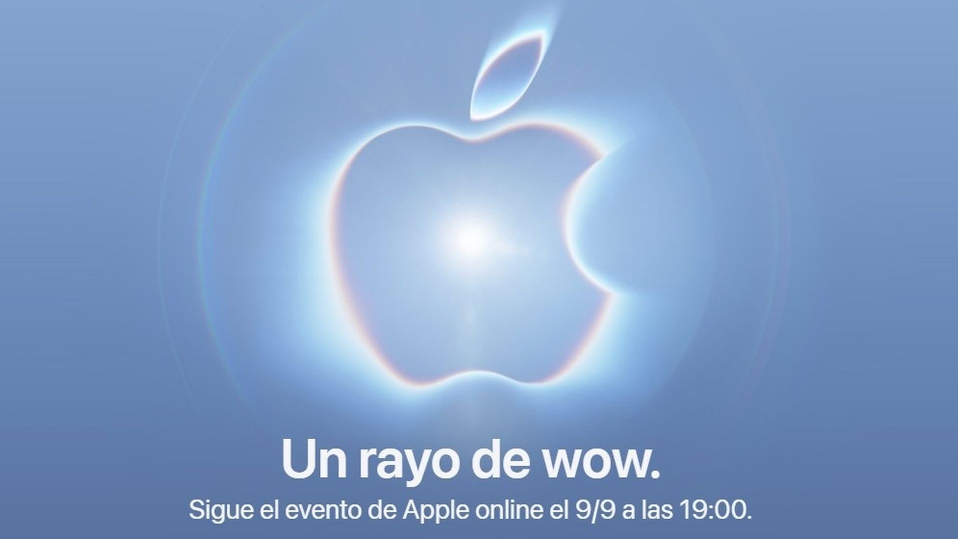 Imagen promocional del próximo evento anual de Apple