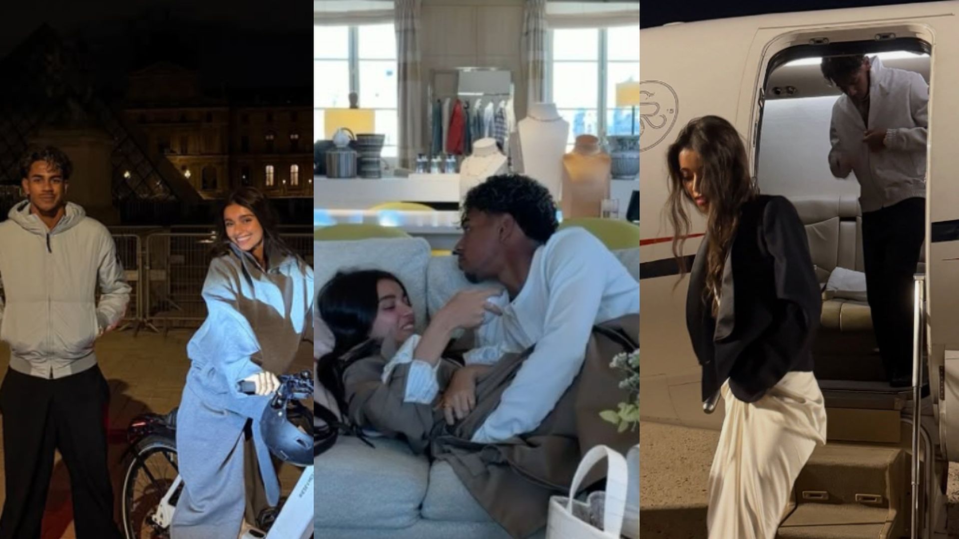 Inés García y Lamine Yamal viaje a París Inés García y Lamine Yamal viaje a París