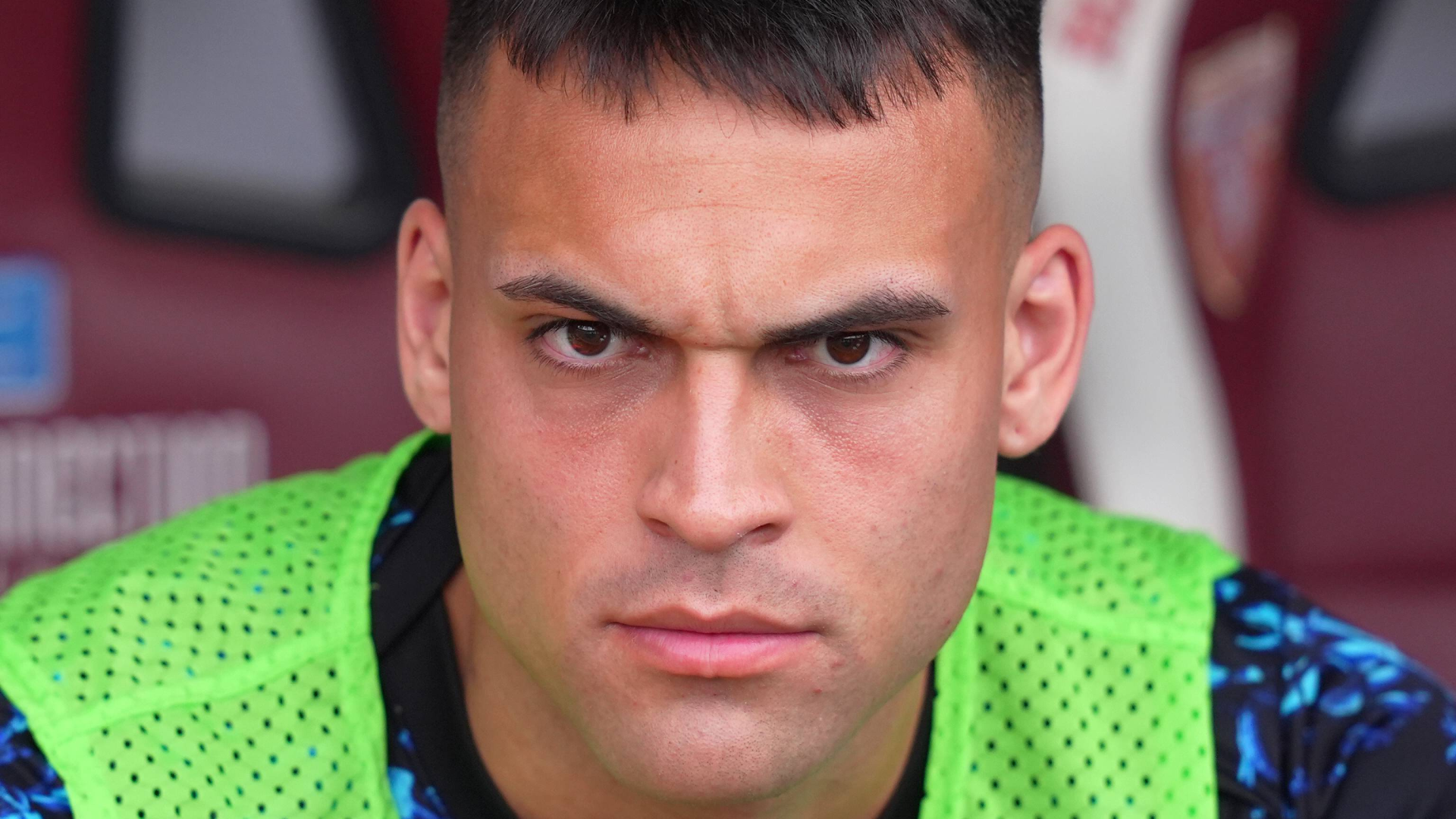 Lautaro Martínez, en el banquillo del Inter Lautaro Martínez, en el banquillo del Inter