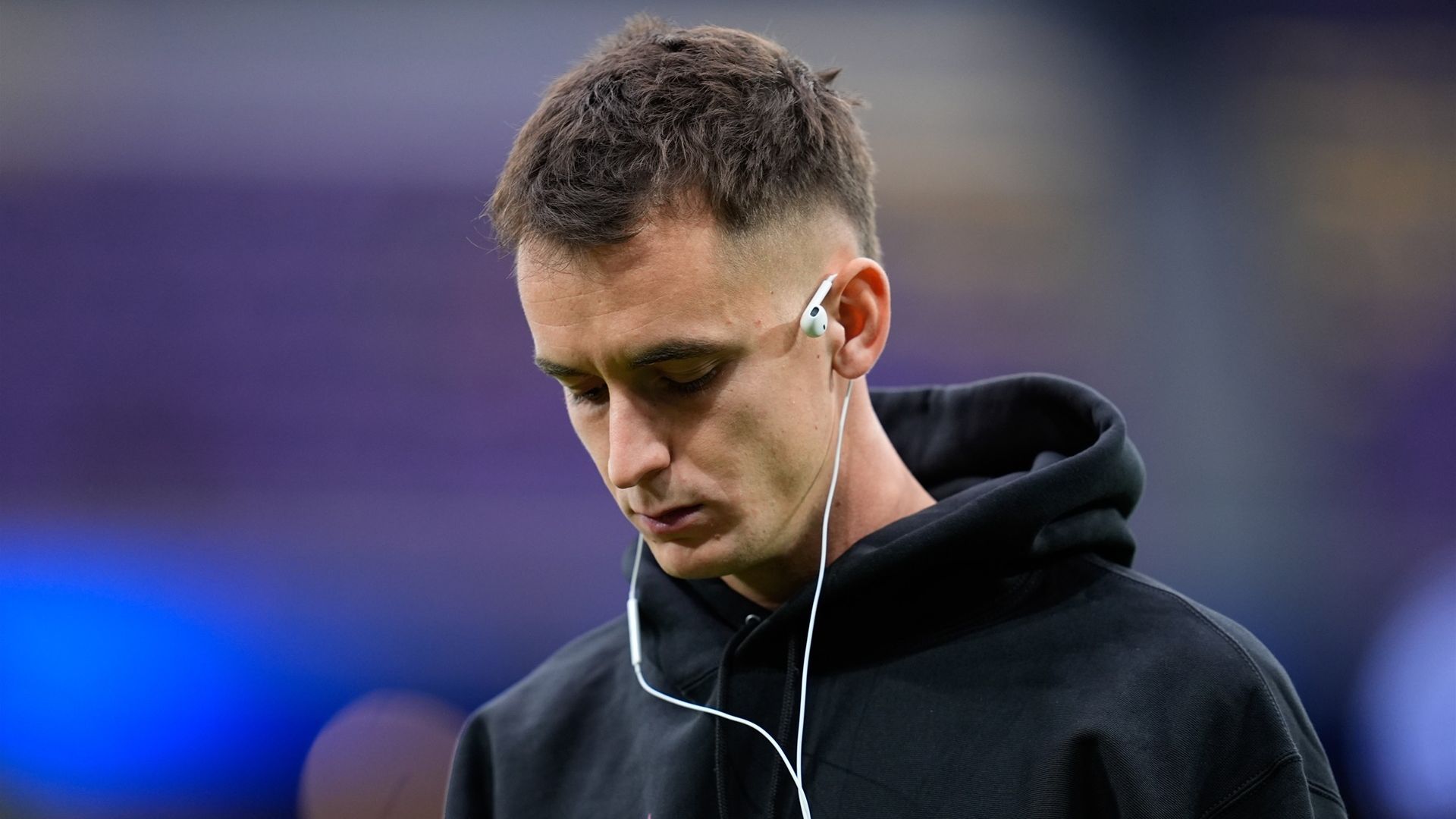 Marc Casadó antes de un partido con el FC Barcelona