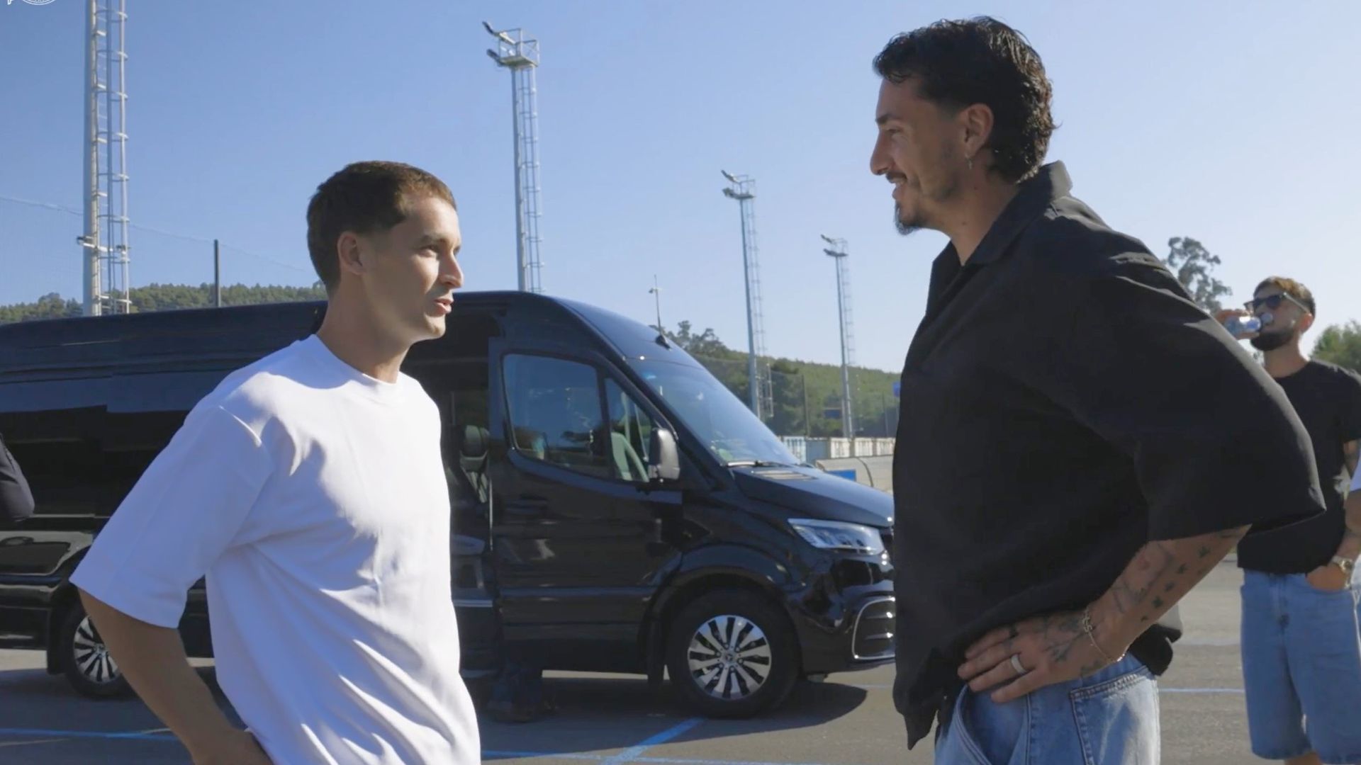Marc Casadó y José María Giménez, en A Coruña