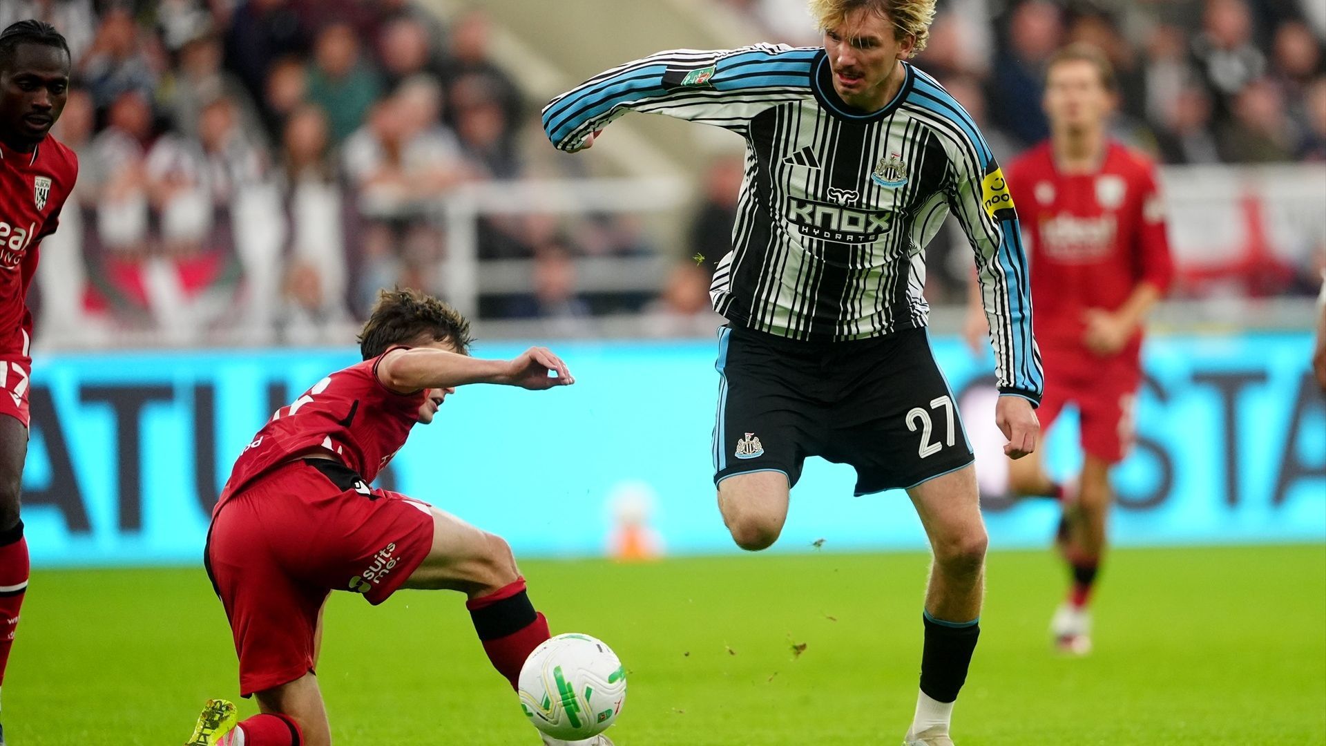 Nick Woltemade, en un partido del Newcastle Nick Woltemade, en un partido del Newcastle