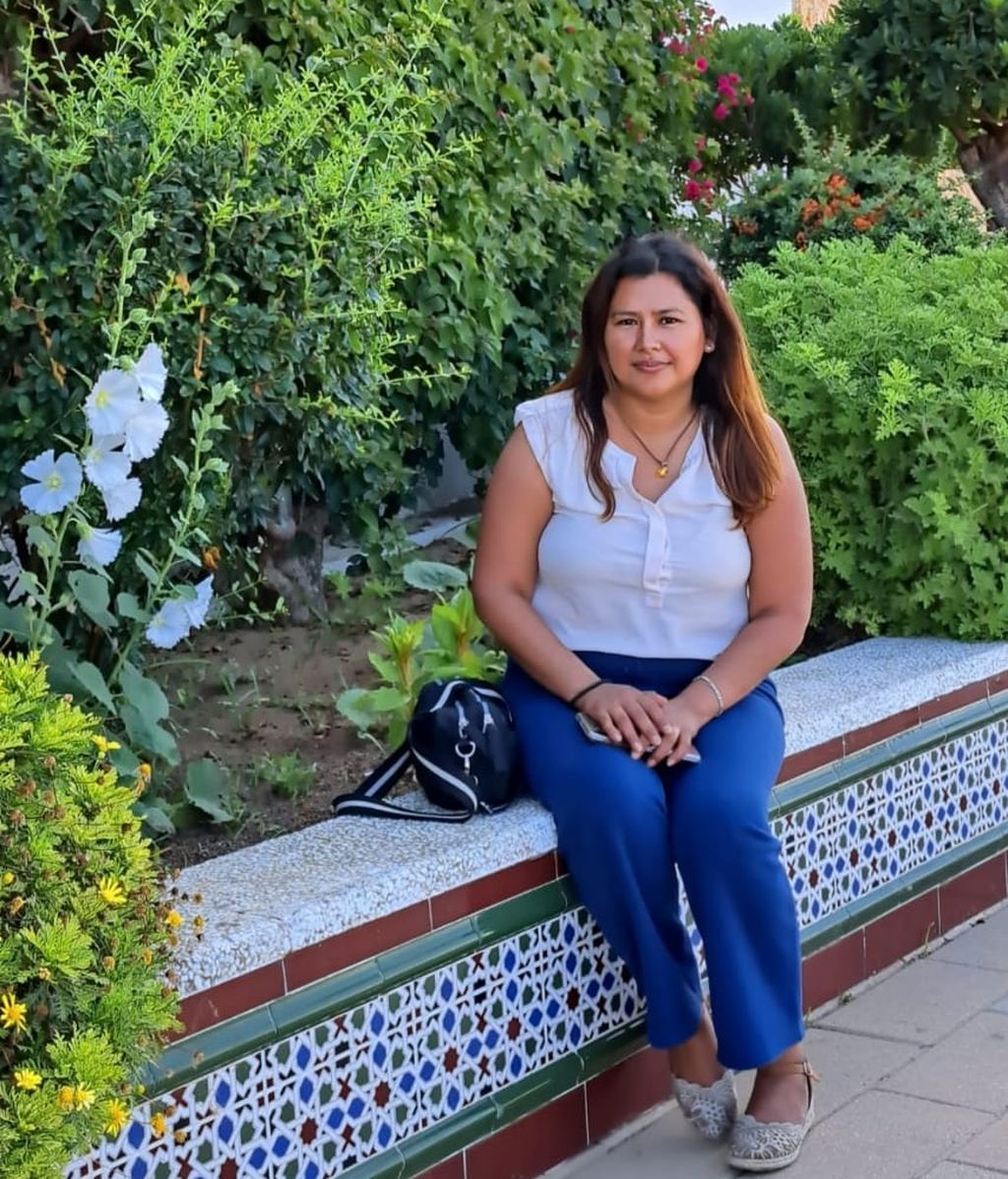 Rosalba García Cárcamo, en una etapa en la que contaba con un trabajo en Madrid