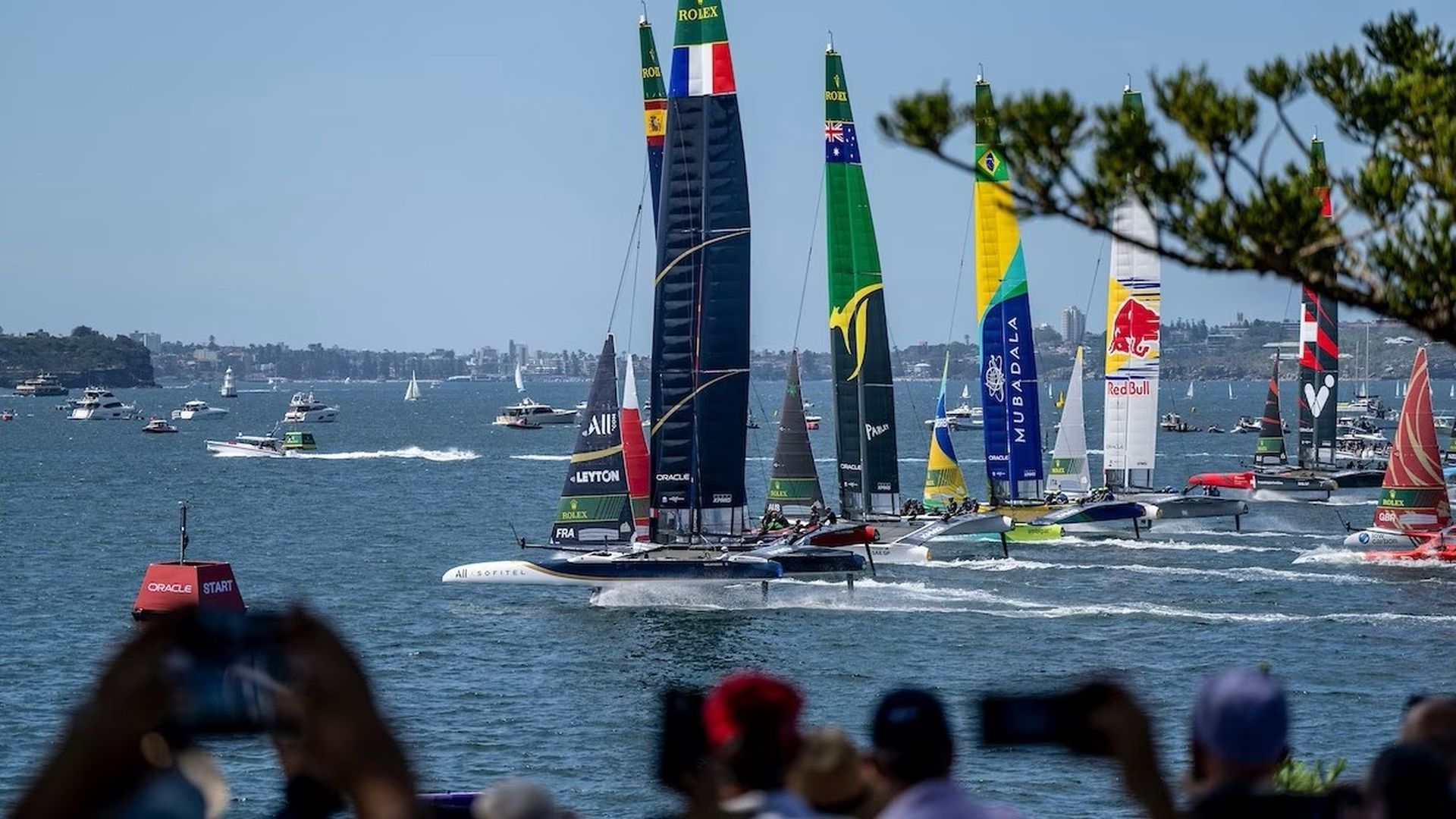 Una carrera de Sail Gp Una carrera de Sail Gp