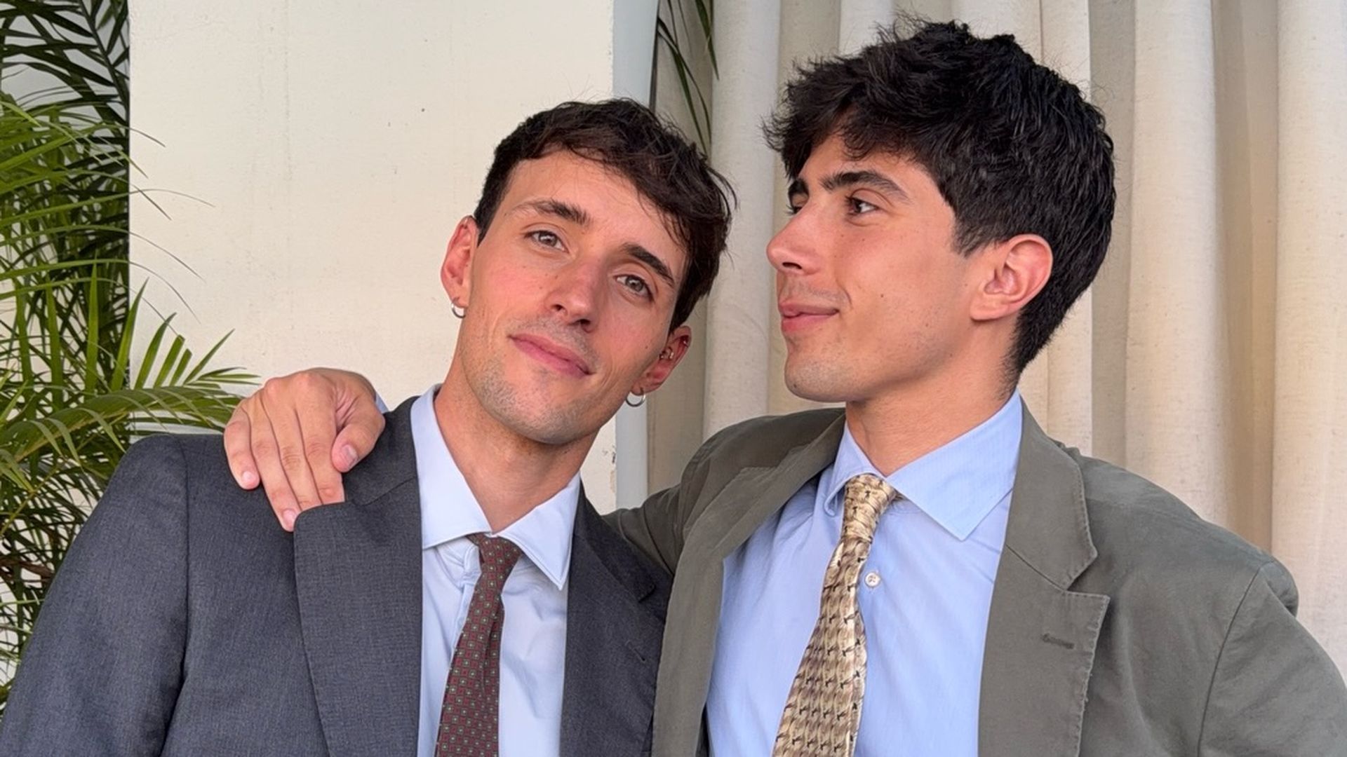 Carlos Peguer y su novio, Ignacio Romero Arraez Carlos Peguer y su novio, Ignacio Romero Arraez