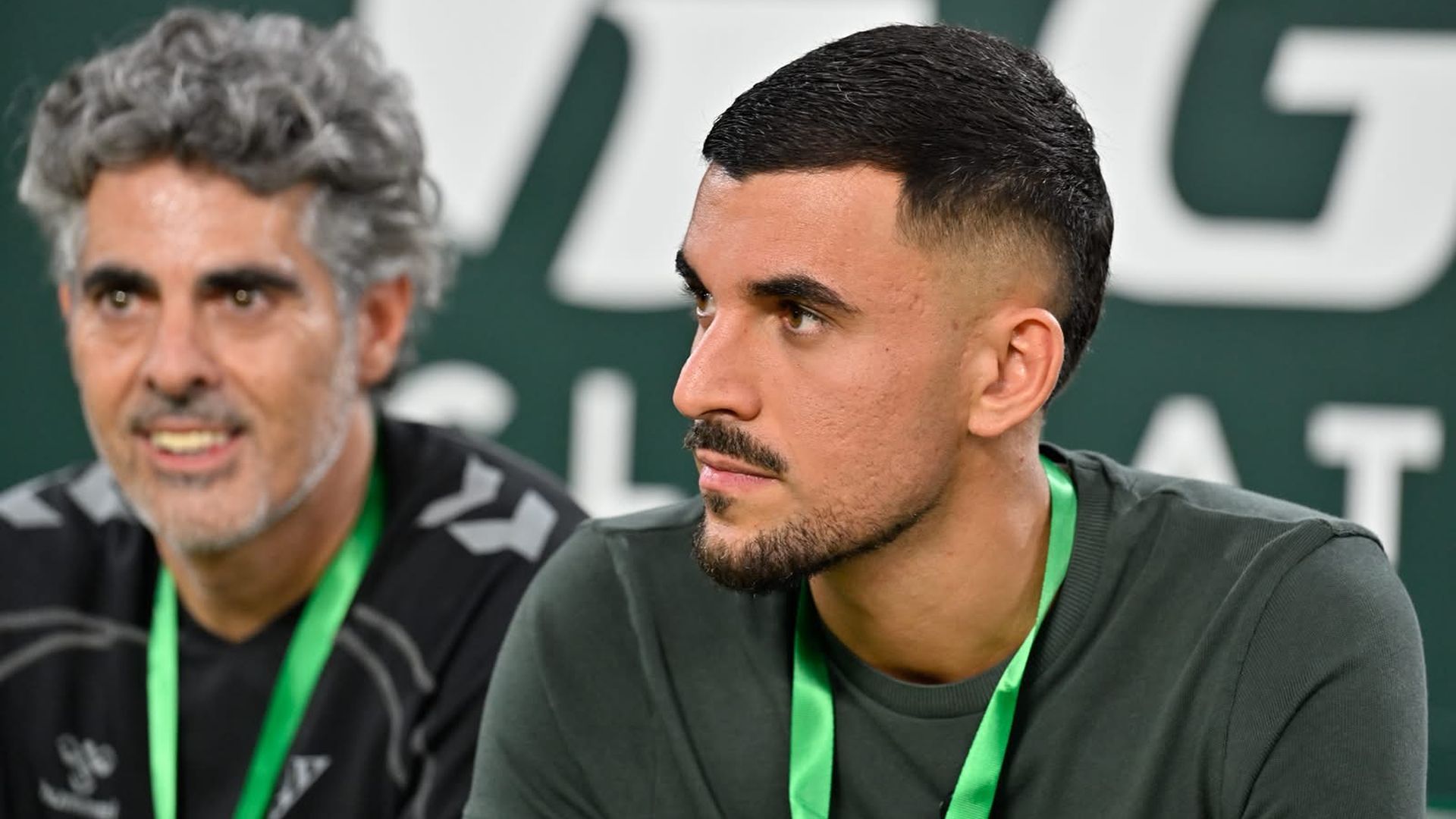 Dani Ceballos, en La Cartuja