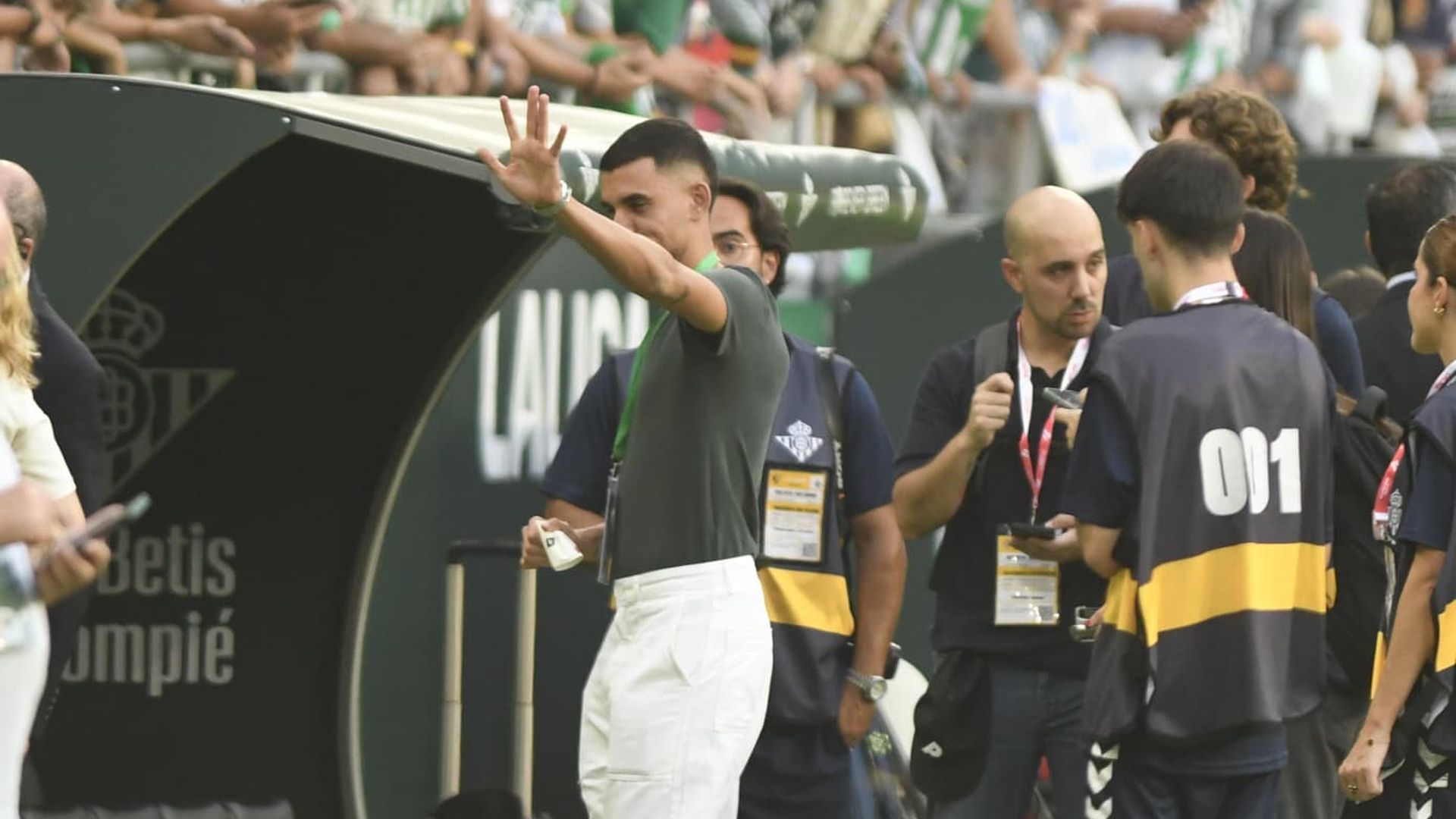 Dani Ceballos, en La Cartuja Dani Ceballos, en La Cartuja