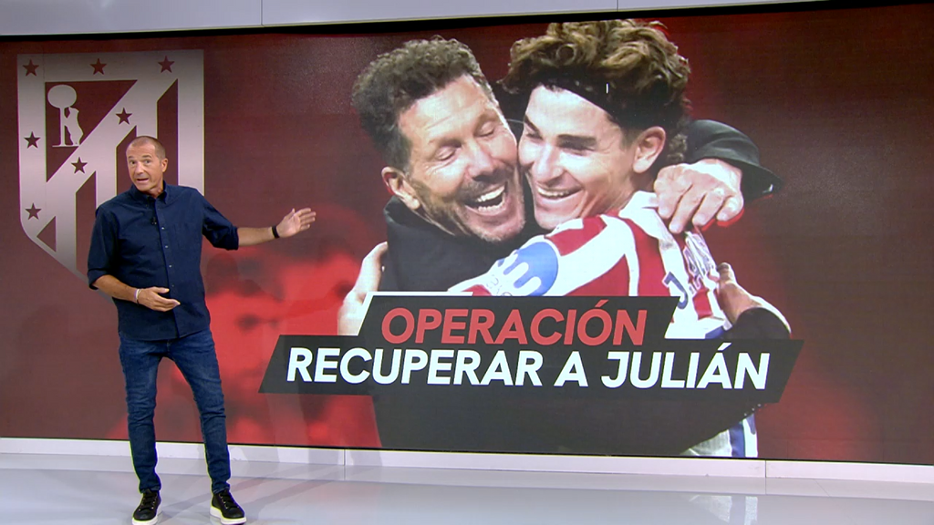 Manu Carreño le pone deberes a Julián Álvarez ante Simeone y el Atlético de Madrid