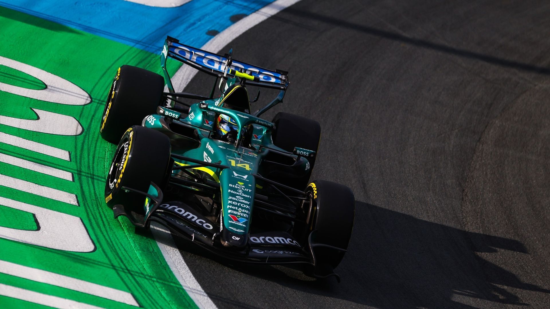 Fernando Alonso durante el Gran Premio de Países Bajos
