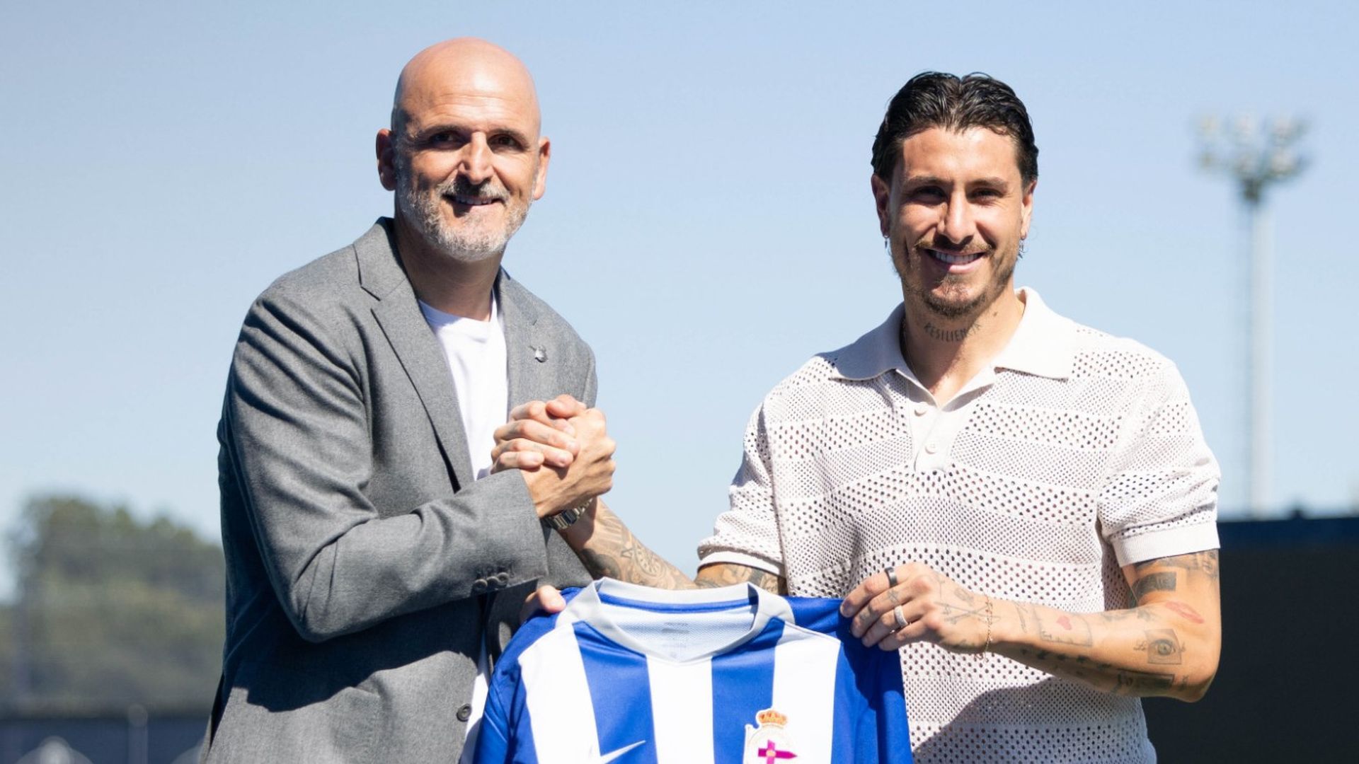 Fernando Soriano y Josema Giménez, en la presentación del uruguayo