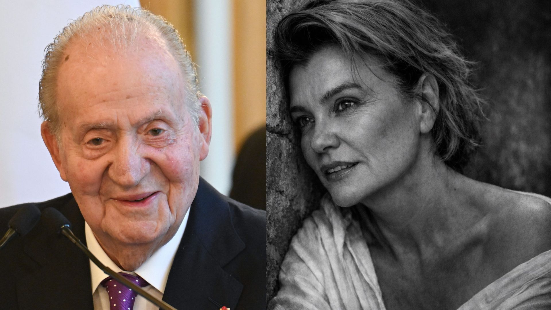 Fotomontaje con el rey emérito e Ingrid Sartiau Fotomontaje con el rey emérito e Ingrid Sartiau