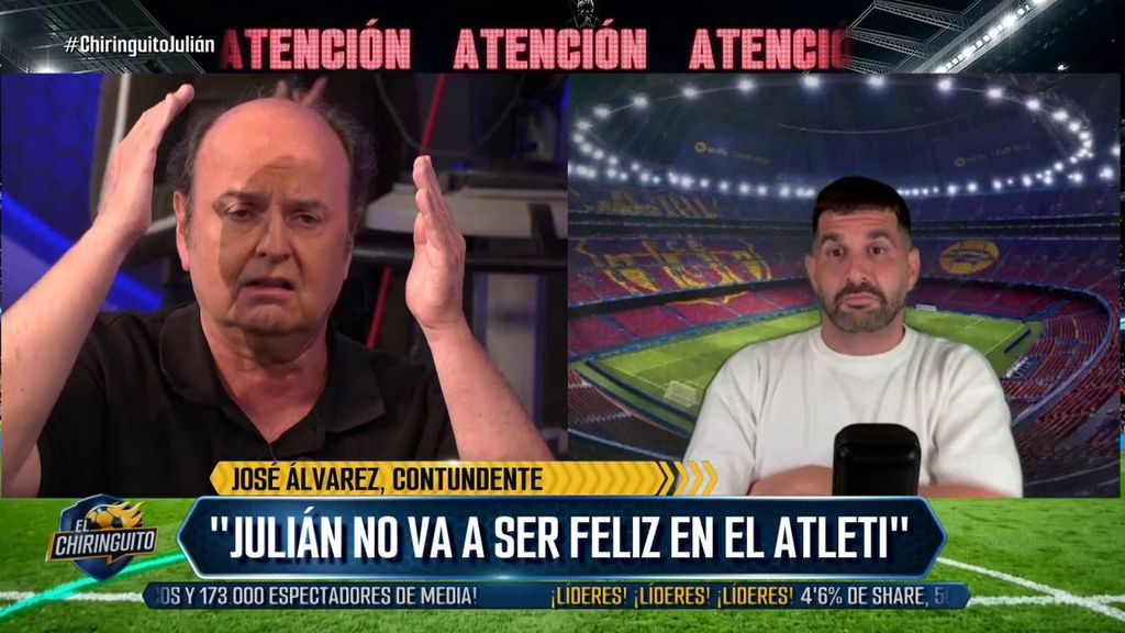 Juanma Rodríguez pide al Barça que deje en paz a Julián Álvarez: "Es un club desestabilizador"