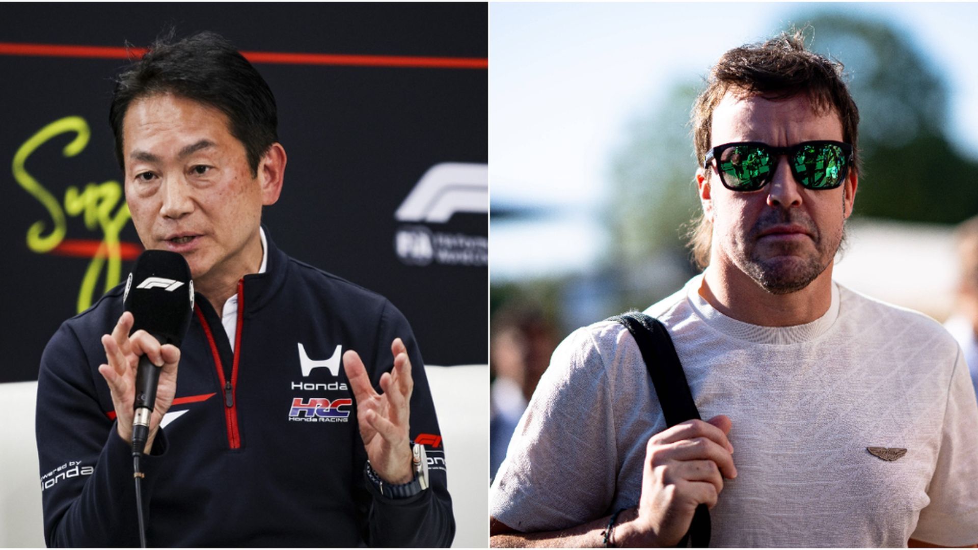Koji Watanabe y Fernando Alonso Koji Watanabe y Fernando Alonso