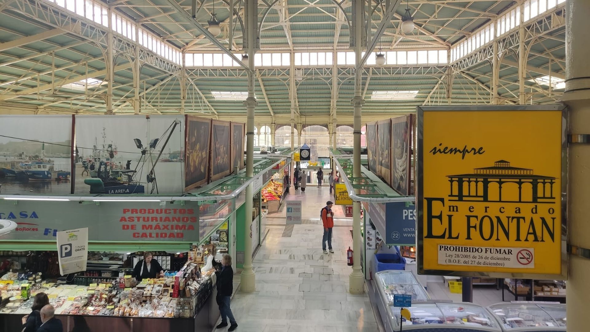Mercado de El Fontán, imagen del interior