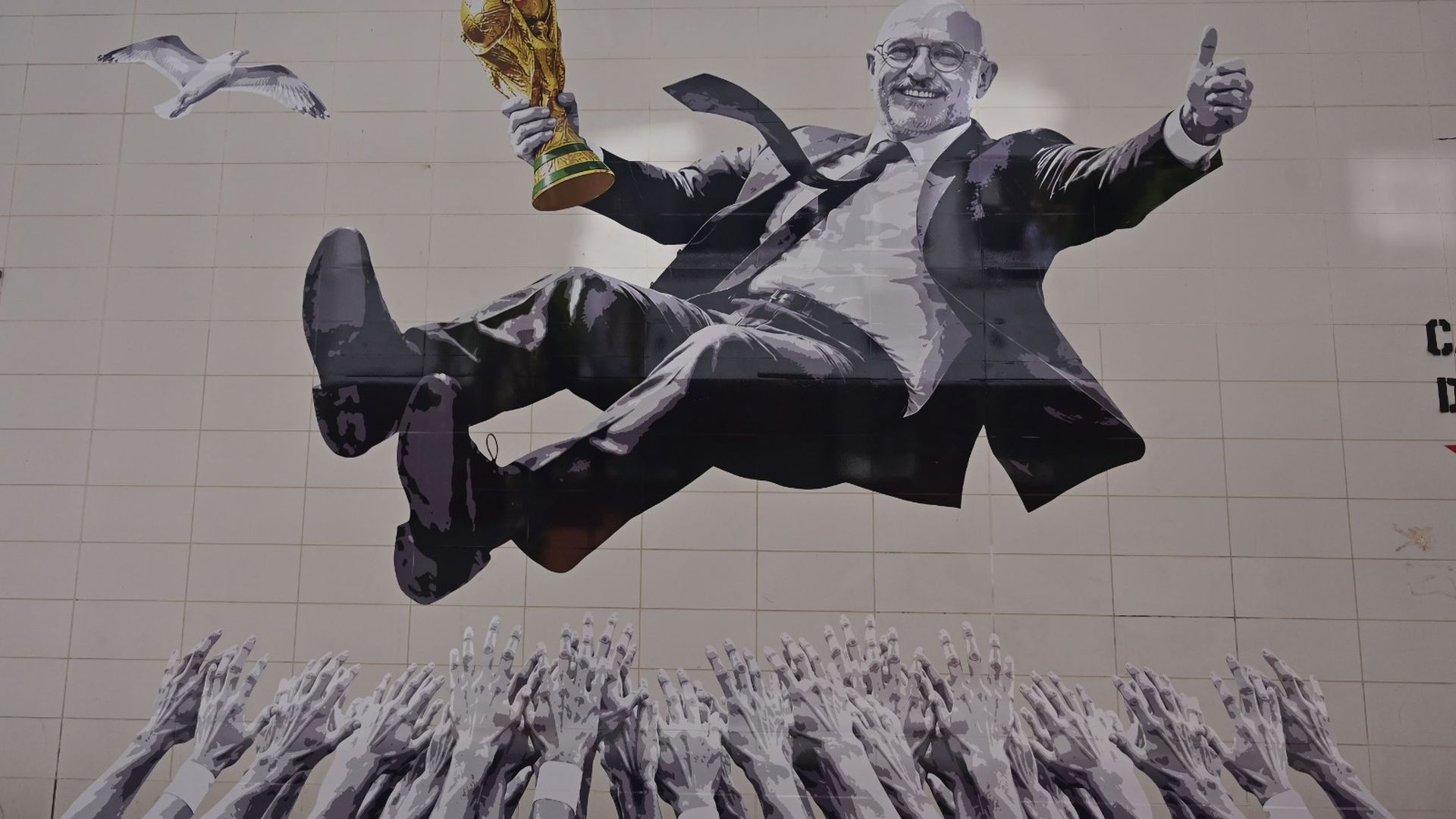 Mural de Luis De la Fuente