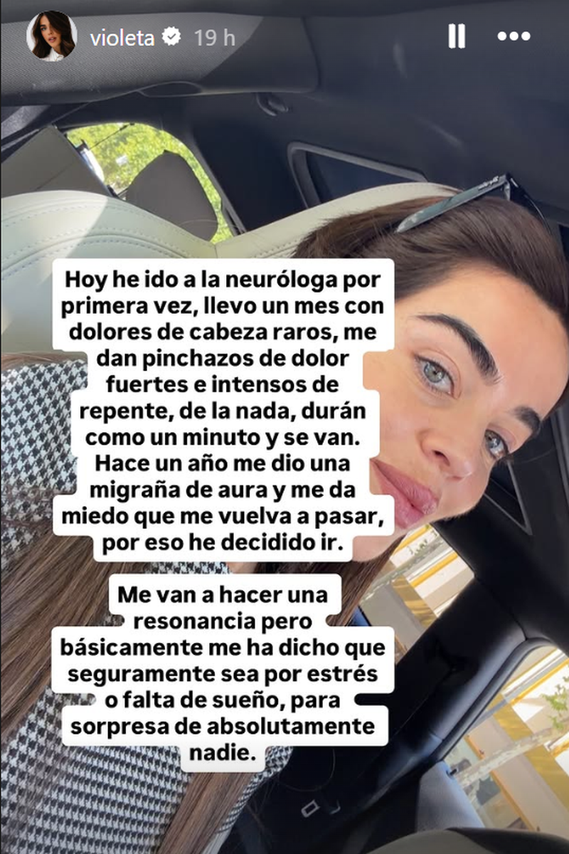 Violeta Mangriñám habla del problema de salud que tiene